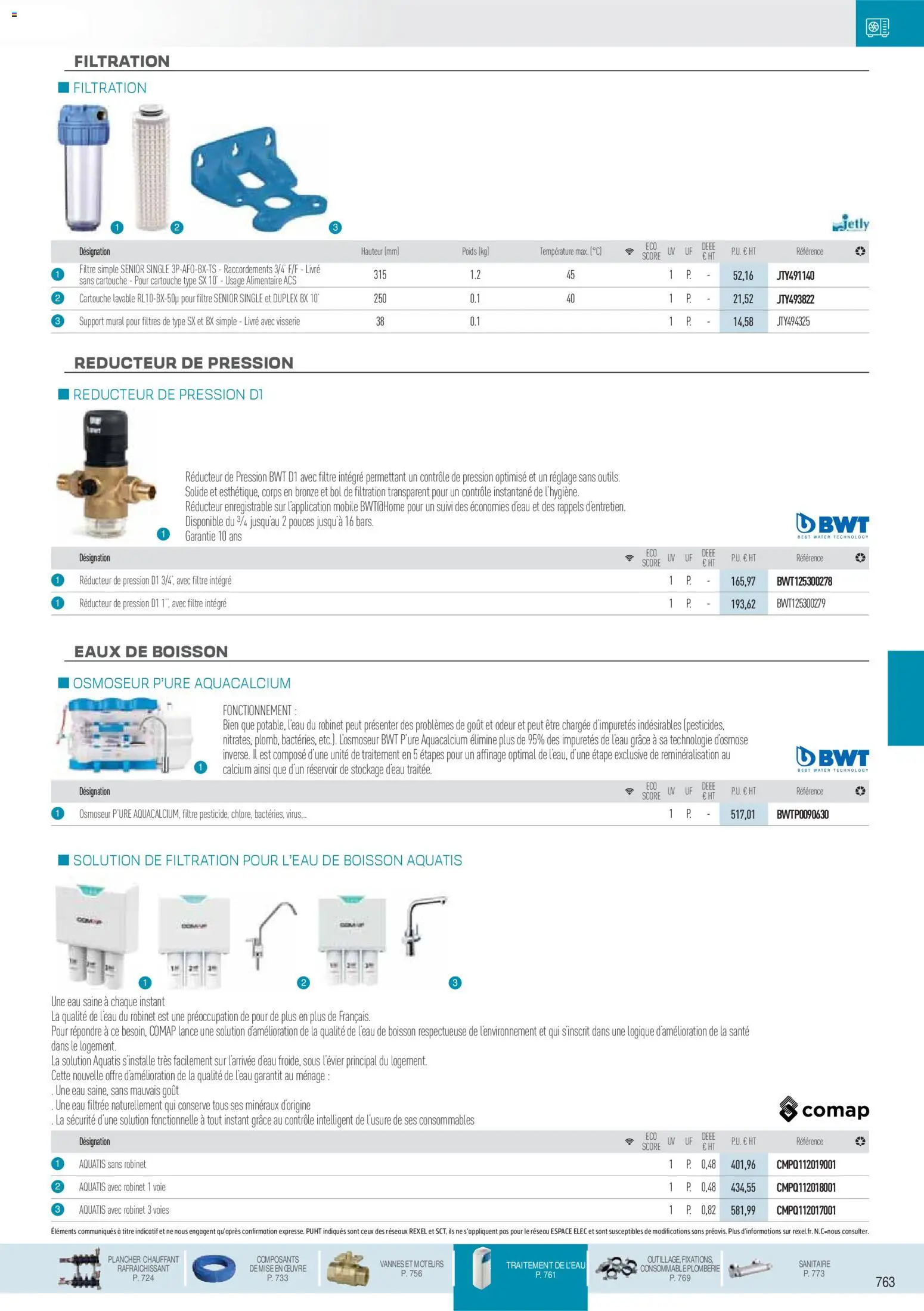 {H1} | Page: 108 | Produits: Filtre, Robinet, Bol, Livre