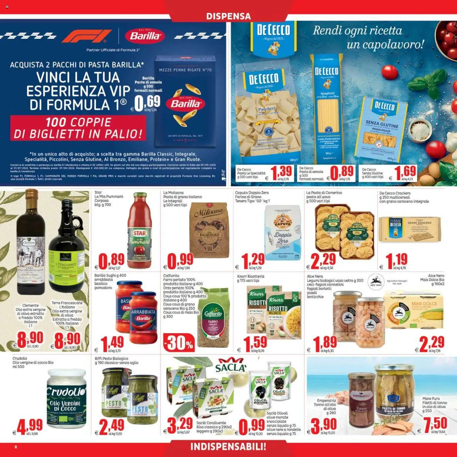 Volantino Elite Supermercati del 22.05.2026 | Pagina: 2 | Prodotti: Aglio, Pesto, Cous cous, Paccheri