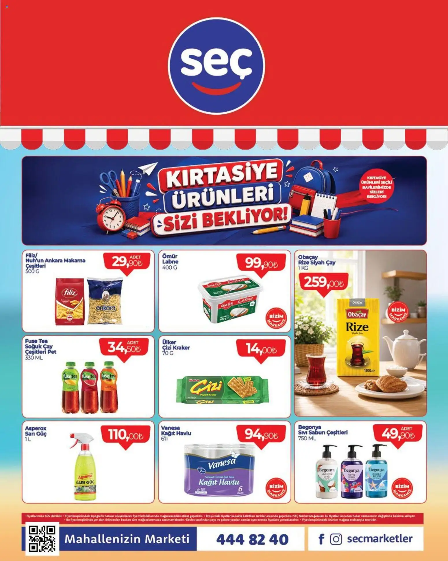 Seç Market Katalog - 27 Ağustos 2026 tarihinden itibaren geçerlidir | Sayfa: 1 | Ürünler: Sabun, Çay, Makarna, Soğuk çay