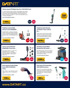 Náhled letáku Datart leták od 18.09.2026 | Strana: 12 | Produkty: Vysavače, Tyčový vysavač, Čistič oken, Robotický vysavač