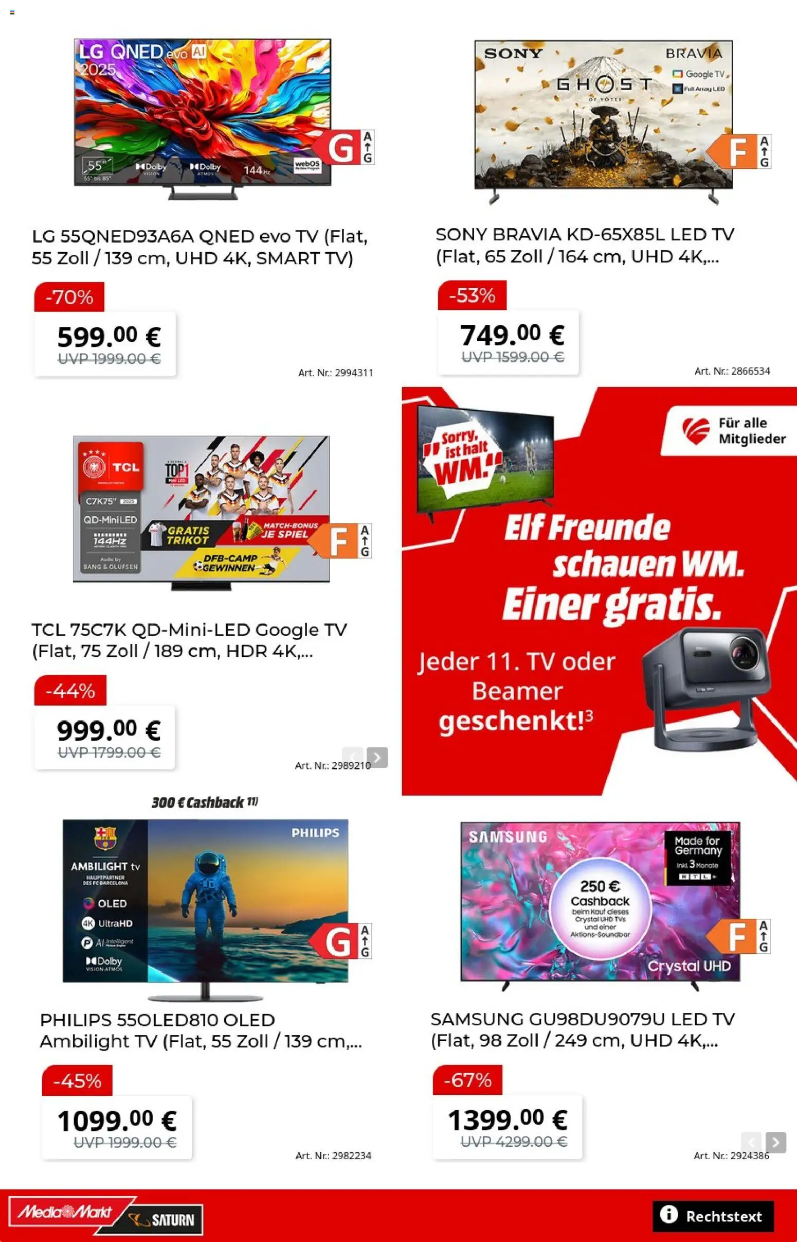 Media Markt Prospekt – gültig ab 15.05.2026 | Seite: 3 | Produkte: LG, Sony, Smart TV, Audio