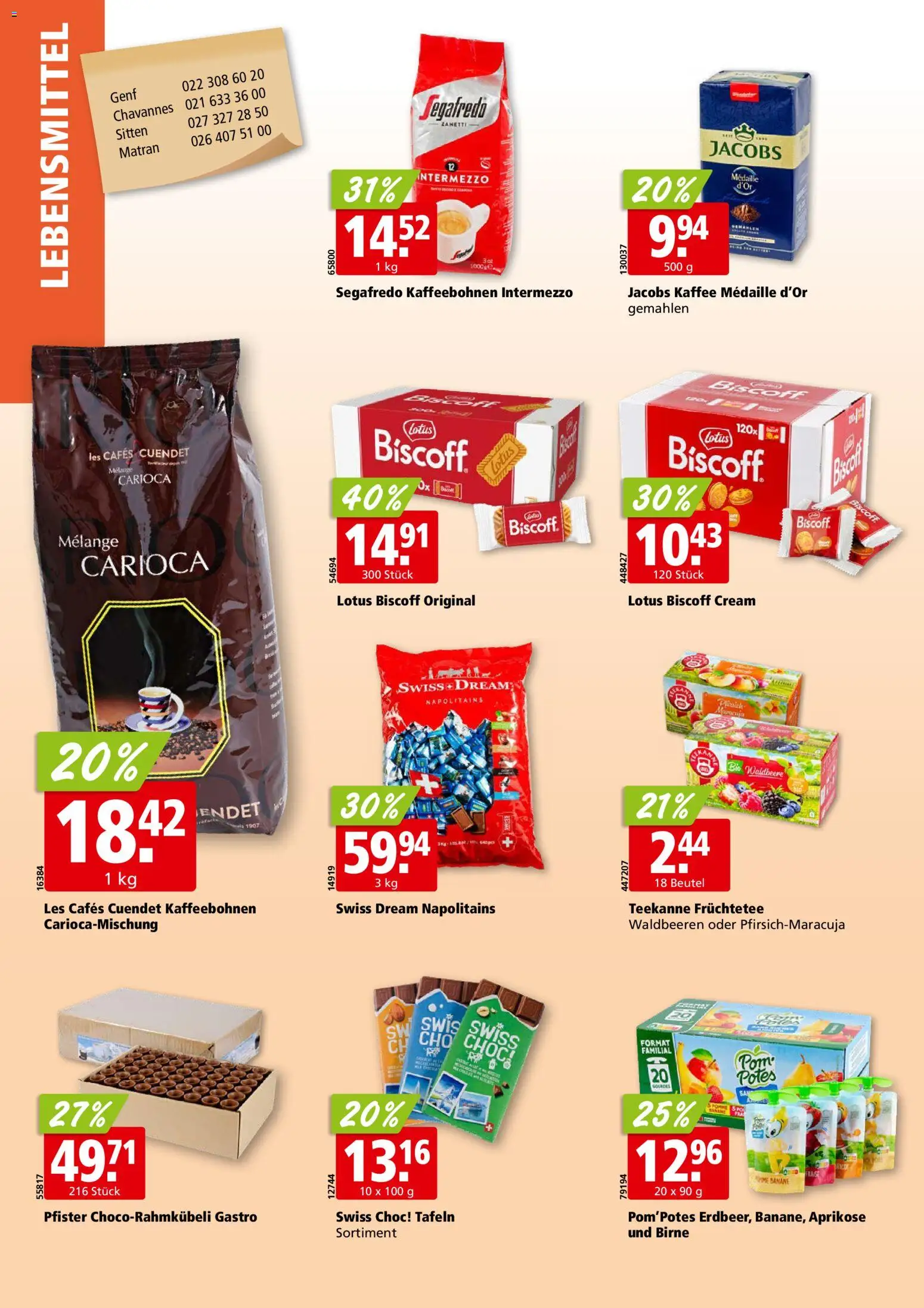 Aligro aktionen Chavannes, Matran, Genf, Sitten – gültig ab 29.06.2026 | Seite: 18 | Produkte: Kaffee, Birne