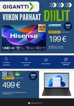 Gigantti-mainoslehti voimassa 12/10/2026 alkaen