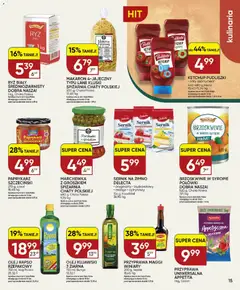 Pogląd oferty "Chata Polska gazetka" - ważna od 30.07.2026 | Strona: 15 | Produkty: Paprykarz, Ketchup pudliszki, Brzoskwinie, Marchewka