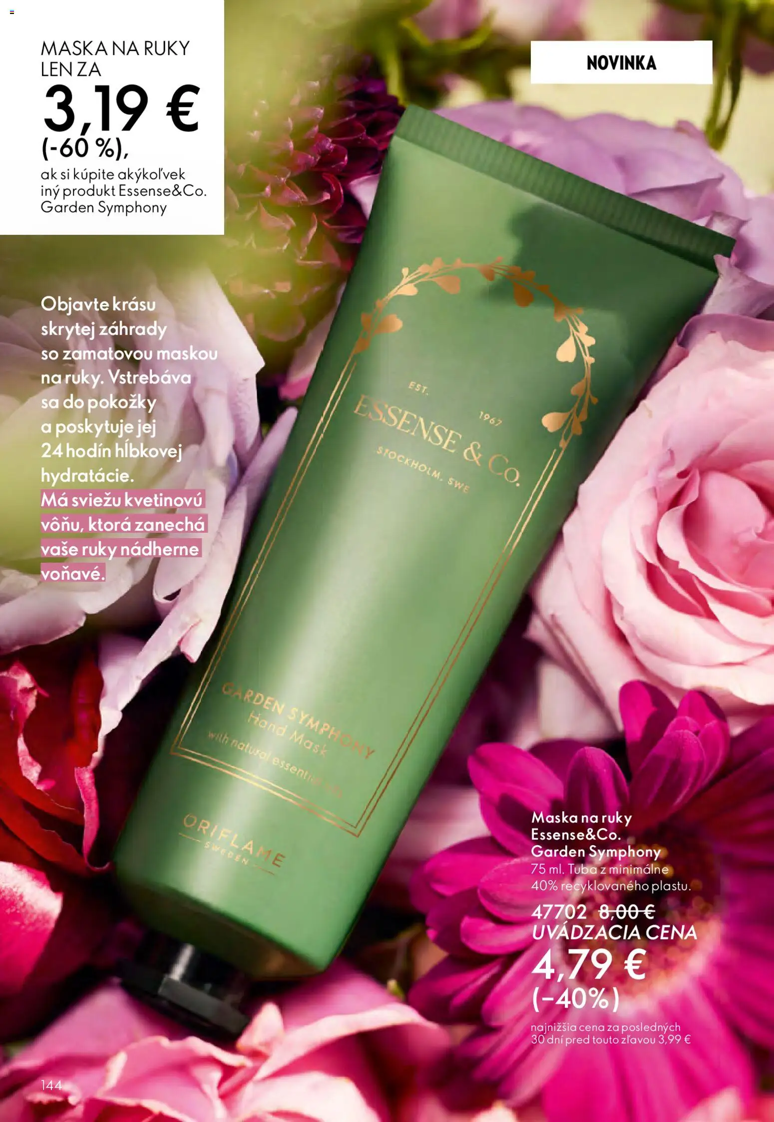 Nové Oriflame akcie – leták je platný od 15.04.2026 | Strana: 144 | Produkty: Maska