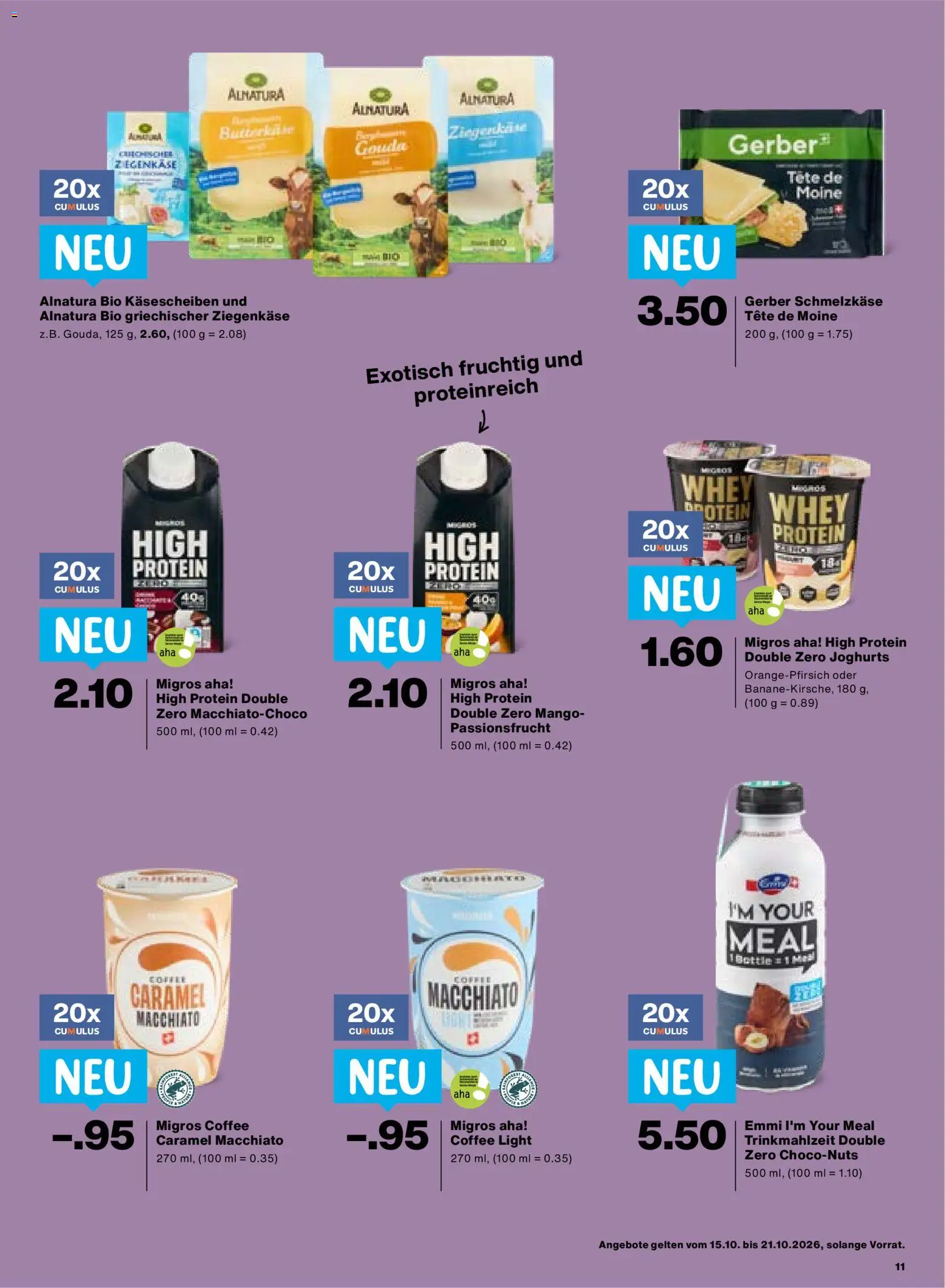 Migros aktionen – gültig ab 15.10.2026 | Seite: 11