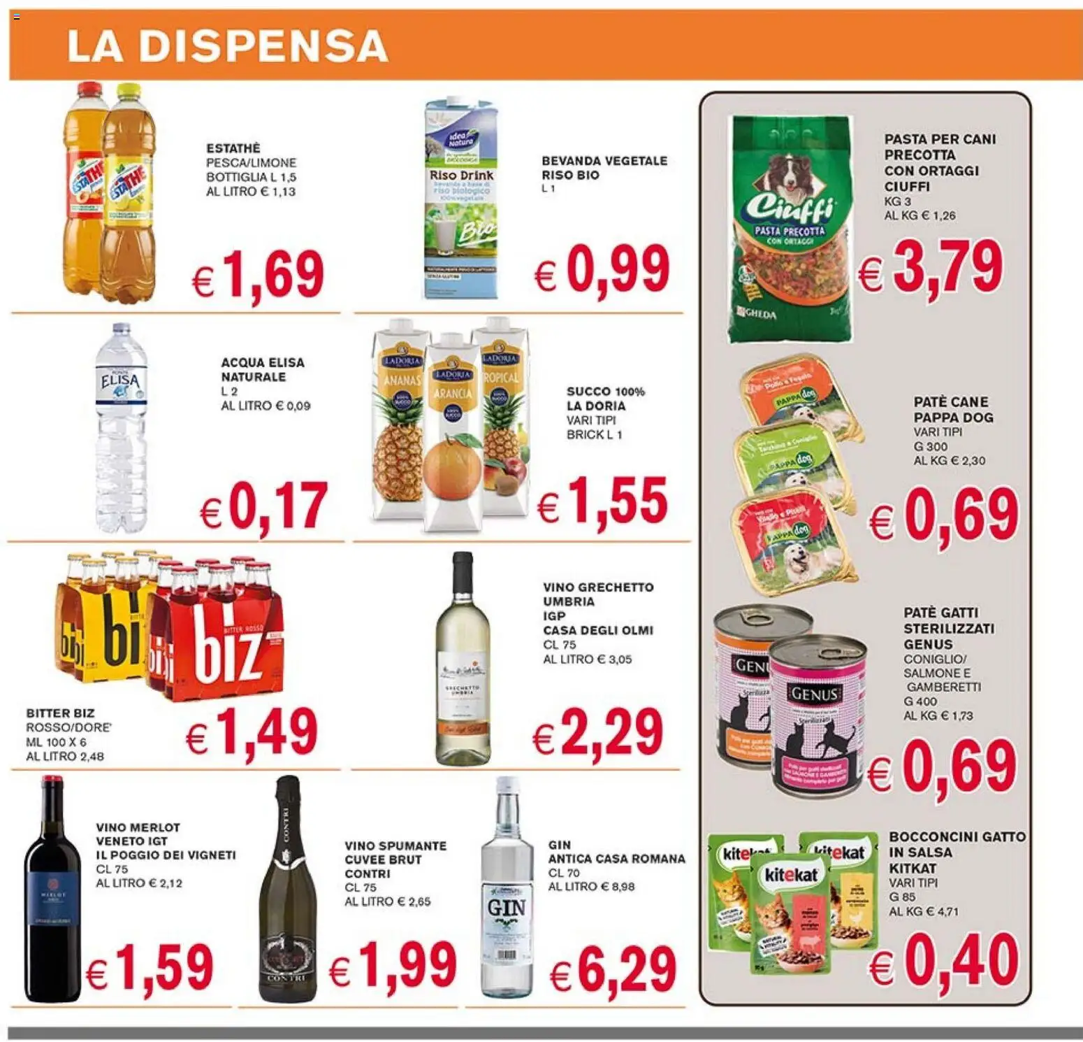 Volantino Coal del 04.06.2026 | Pagina: 10 | Prodotti: Salmone, Pasta, Ananas, Bottiglia