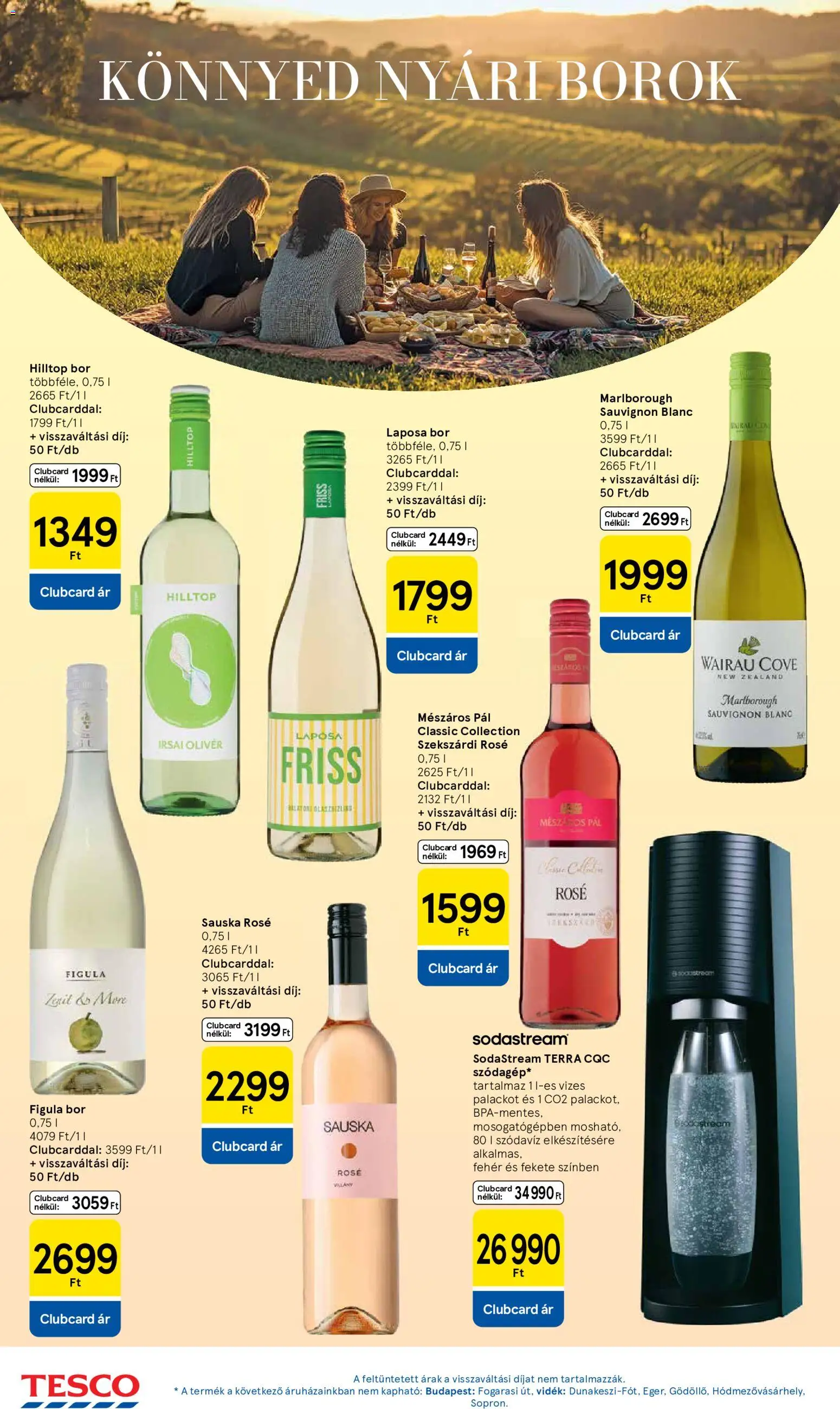 Tesco akciós ujság - amely érvényes a következő dátumtól: 2026.08.18. | Oldal: 20 | Termékek: Irsai Olivér, Bor, Rosé