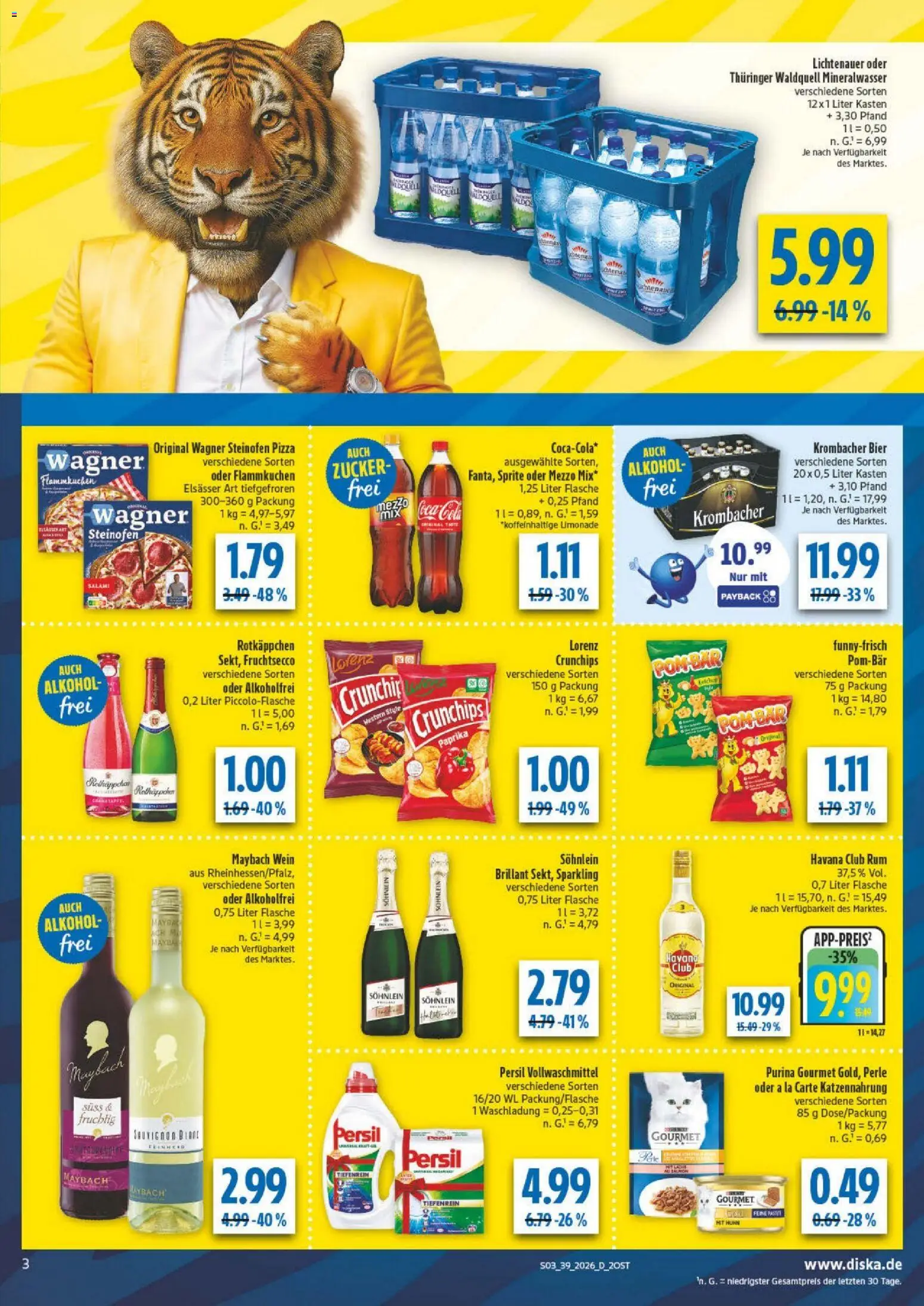Diska Prospekt – gültig ab 21.09.2026 | Seite: 7 | Produkte: Havana club, Bier, Rum, Wein