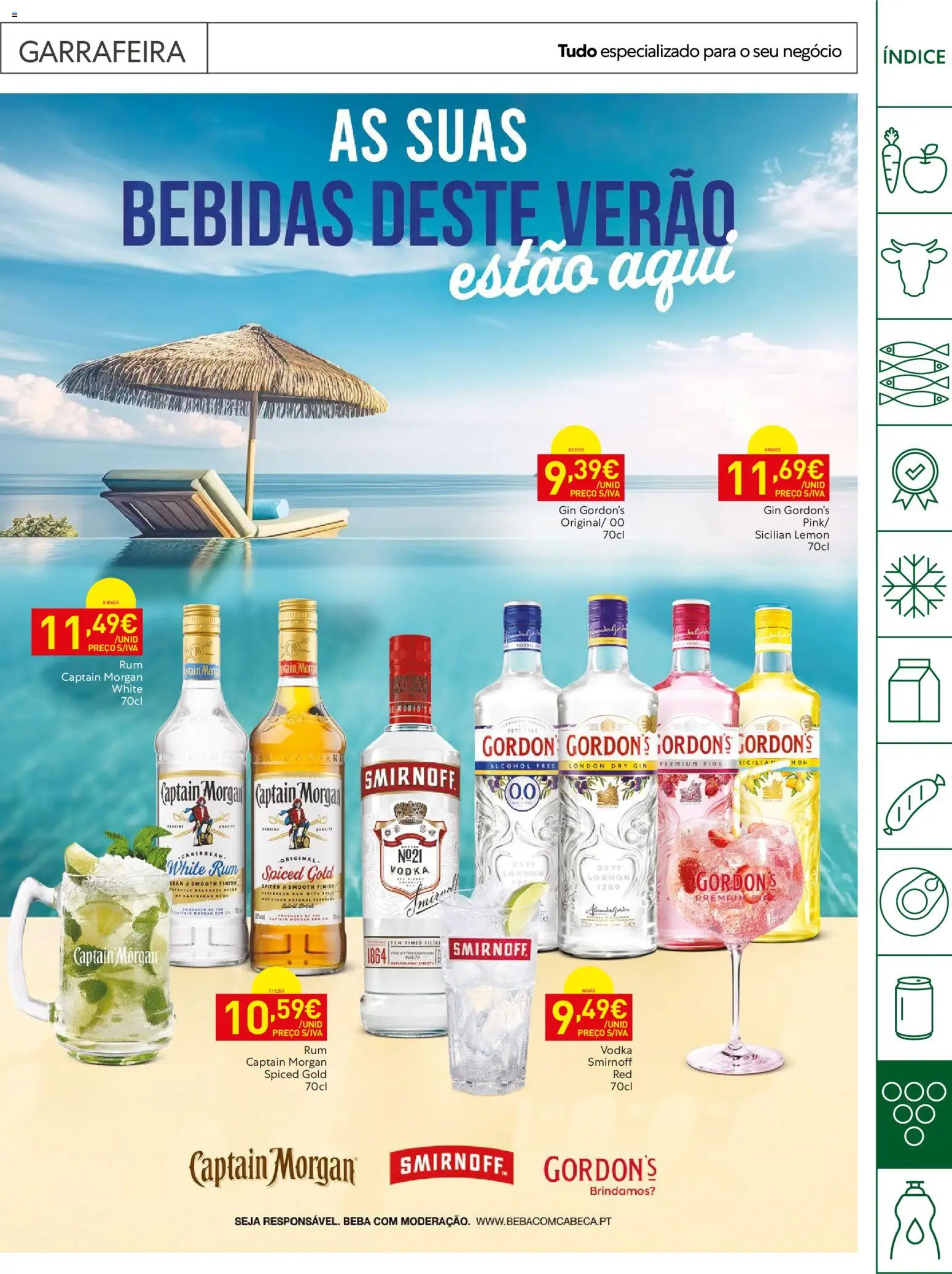 Recheio Horeca │ válido de 04/08/2026 | Página: 29 | Produtos: Rum, Gin, Vodka
