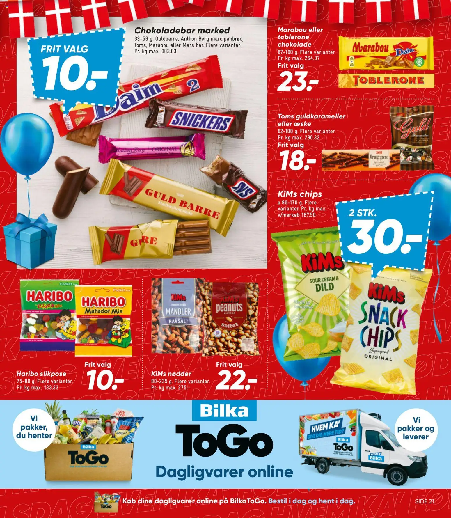 Bilka tilbudsavis – gyldig fra 04/09/2026 | Side: 27 | Produkter: Chips, Peanuts, Dild, Karameller