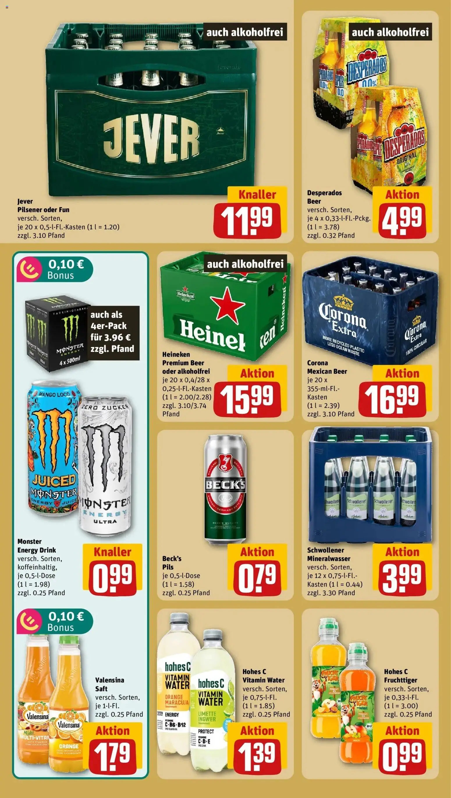 REWE Prospekt ab 14.09.2026 zum Blättern » Angebote | Seite: 24 | Produkte: Heineken, Valensina, Jever, Limette