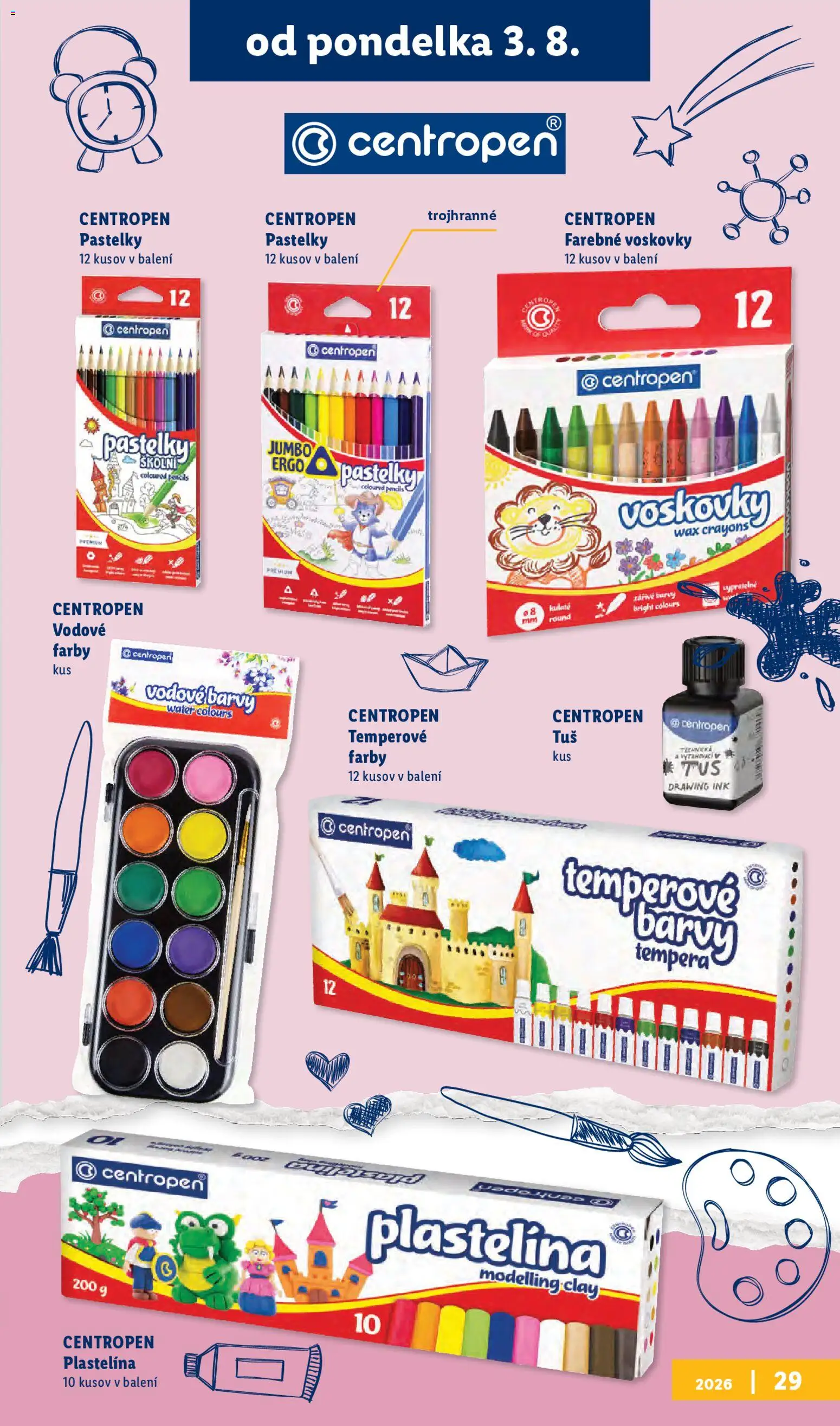 Nové Lidl akcie – leták je platný od 20.07.2026 | Strana: 7 | Produkty: Pero, Peračník