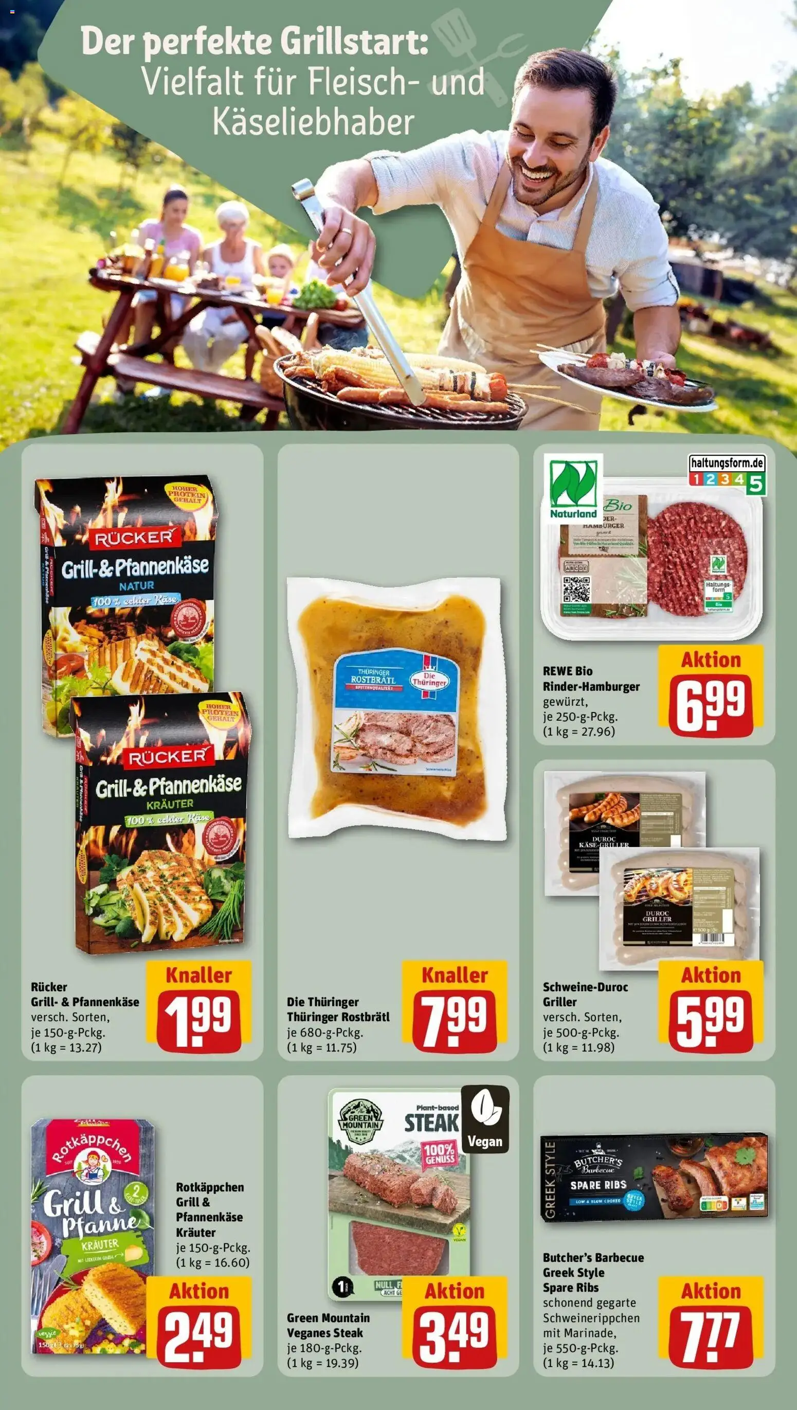 Rewe Prospekt Berlin / Steglitz	 – gültig ab 20.04.2026 | Seite: 12 | Produkte: Grill, Käse, Steak, Griller