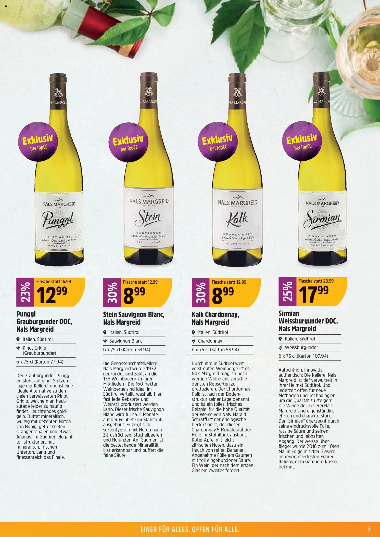 TopCC aktionen Sommer Weinfestival – gültig ab 22.06.2026 | Seite: 3 | Produkte: Äpfel
