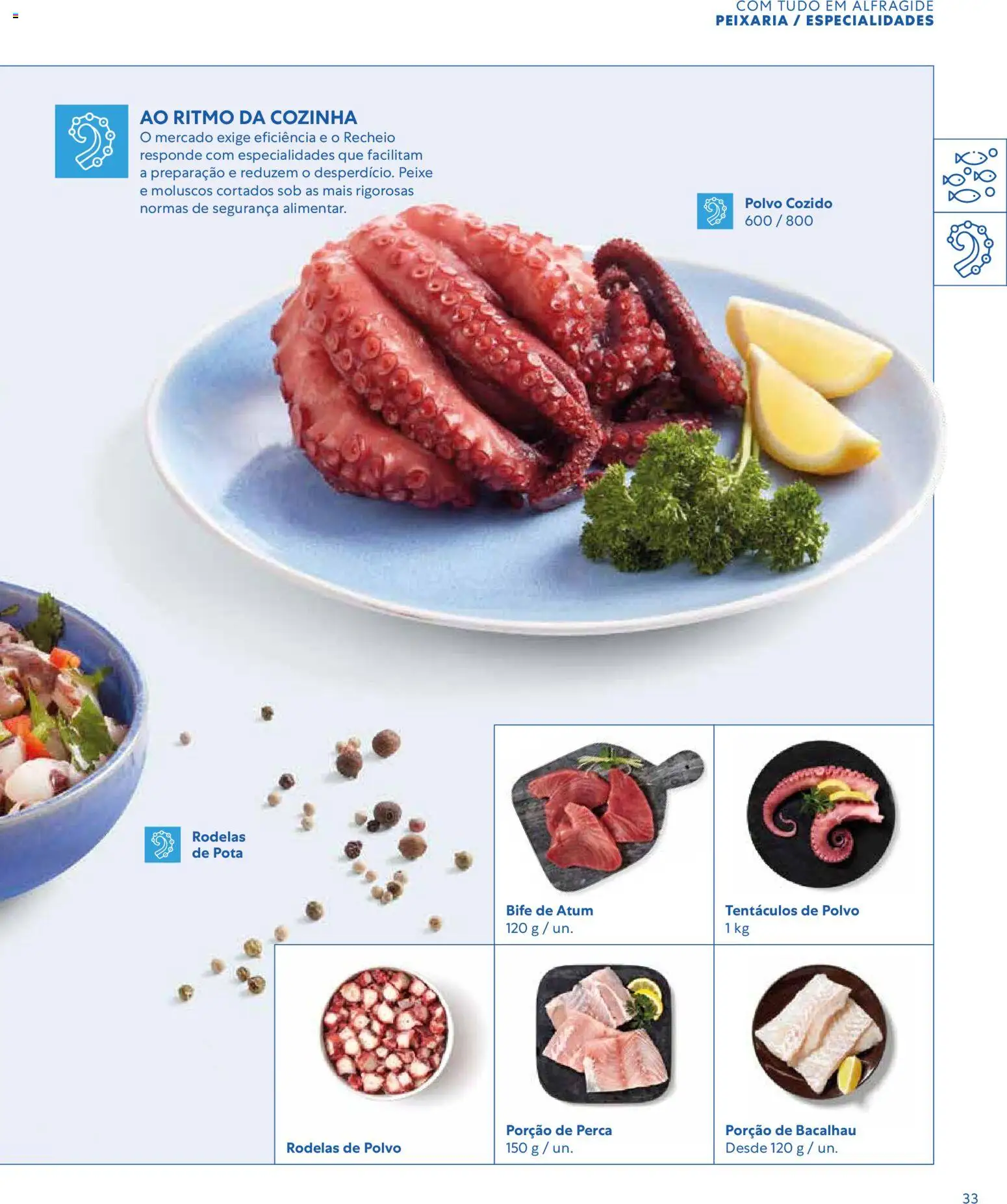 Recheio - Catálogo de Alfragide │ válido de 16/03/2026 | Página: 33 | Produtos: Atum, Bacalhau, Bife, Bife de atum
