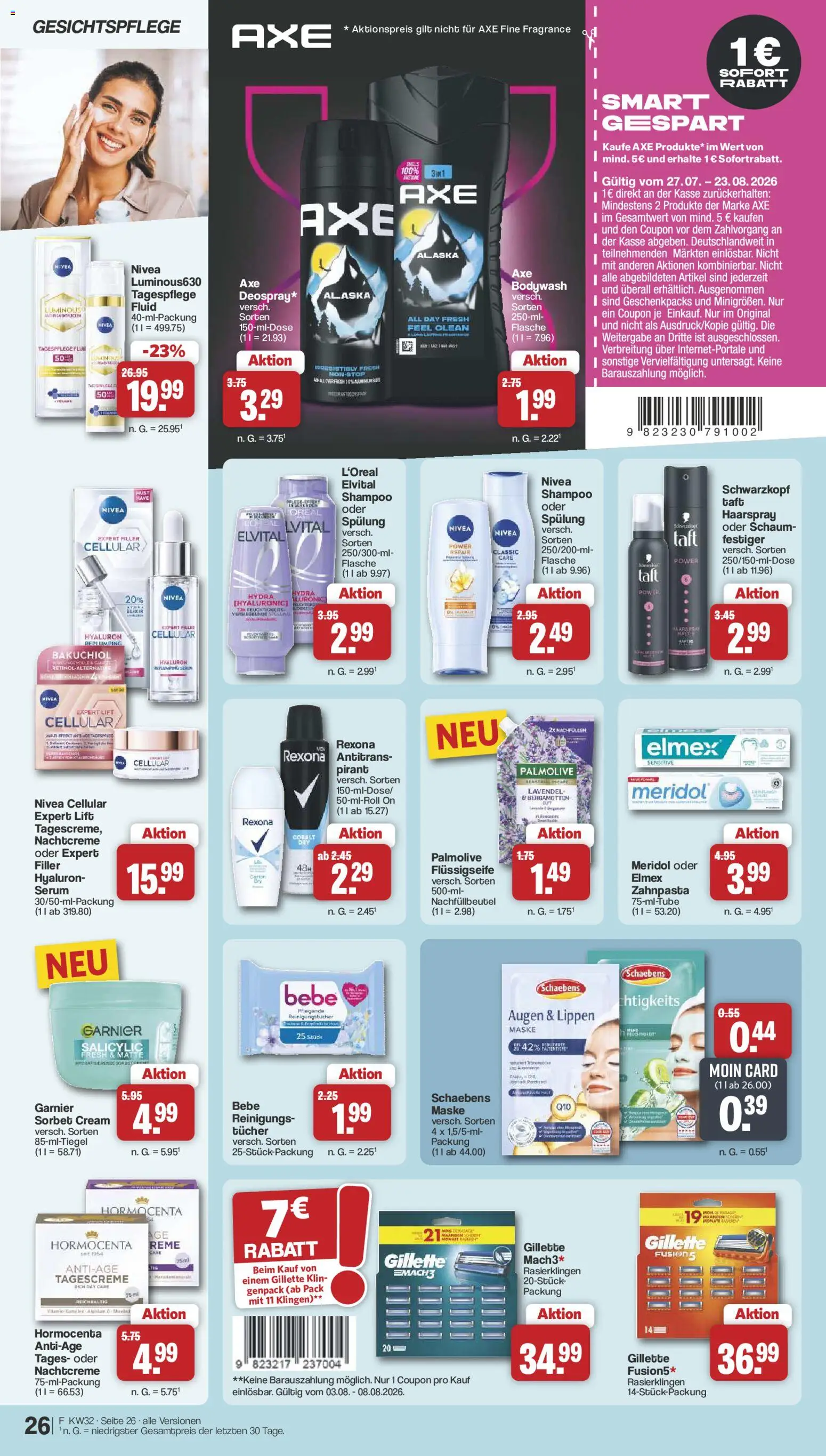 Famila Nordwest Prospekt – gültig ab 03.08.2026 | Seite: 30 | Produkte: Haarspray, Serum, Lavendel, Nachtcreme