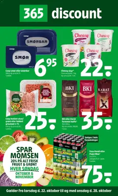 Coop 365 - Tilbudsavis uge 43 gyldig fra 22/10/2026
