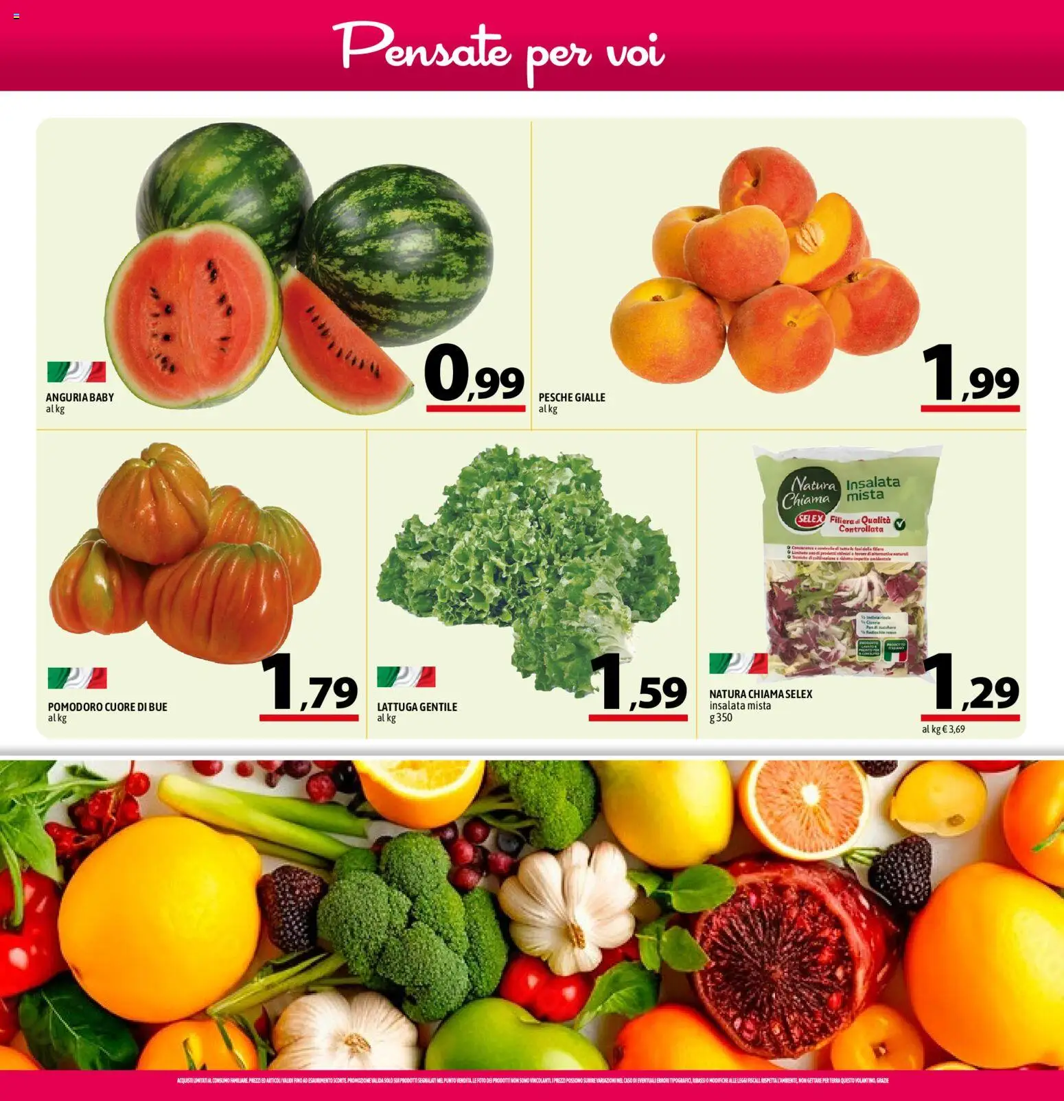 Volantino A&O del 25/06/2026 | Pagina: 3 | Prodotti: Insalata, Pomodoro, Anguria, Terra