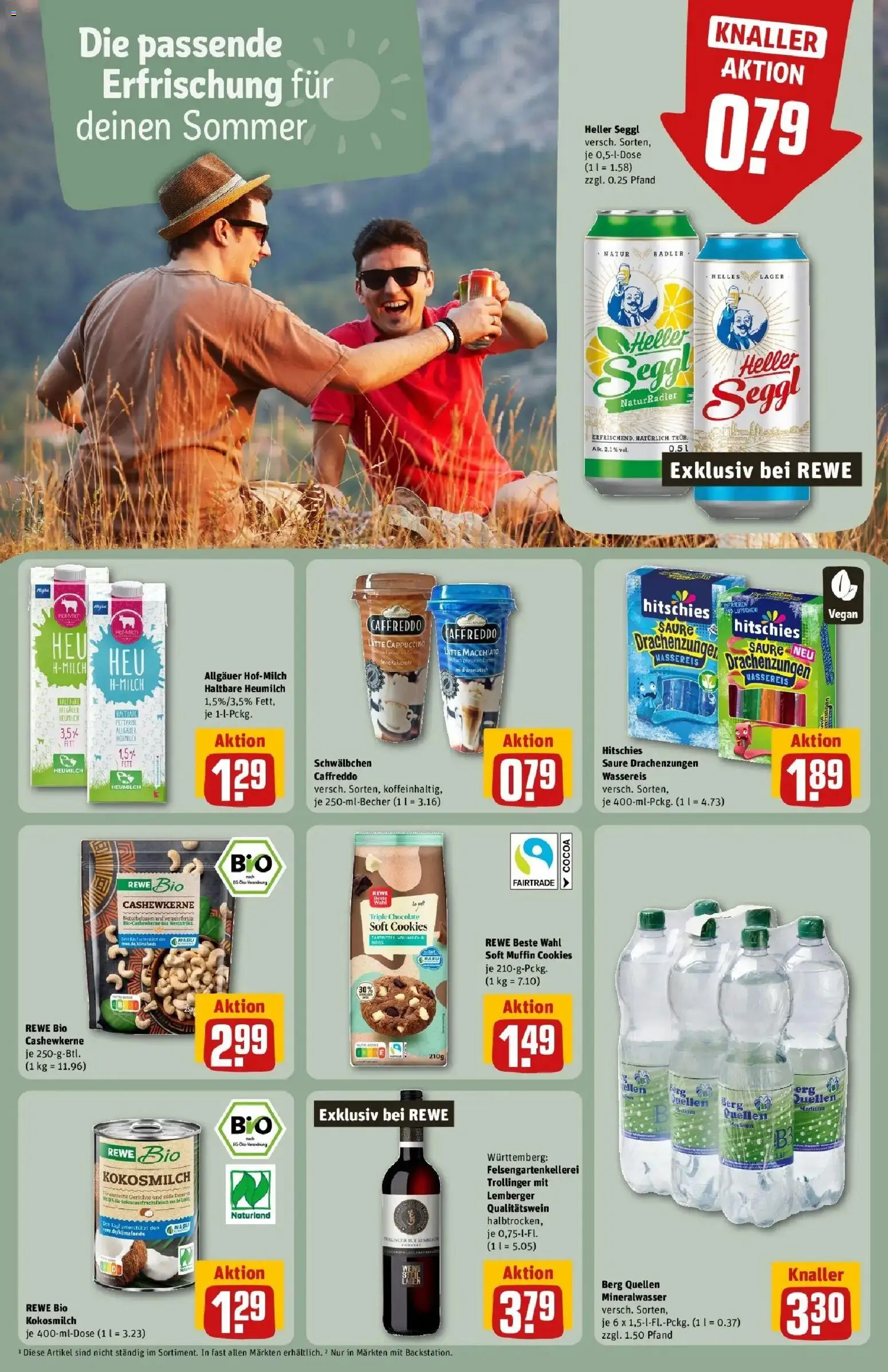 Rewe Prospekt Saarbrücken / Scheidt – gültig ab 17.05.2026 | Seite: 23 | Produkte: Mineralwasser, Reis