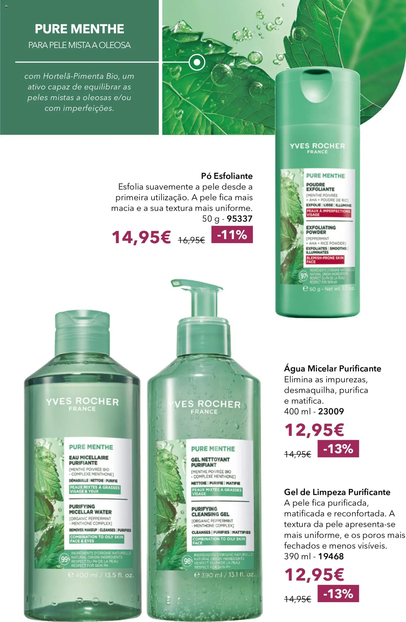 Yves Rocher Catalogo 13 │ válido de 21/10/2026 | Página: 30 | Produtos: Agua, Pó, Água micelar, Gel de limpeza