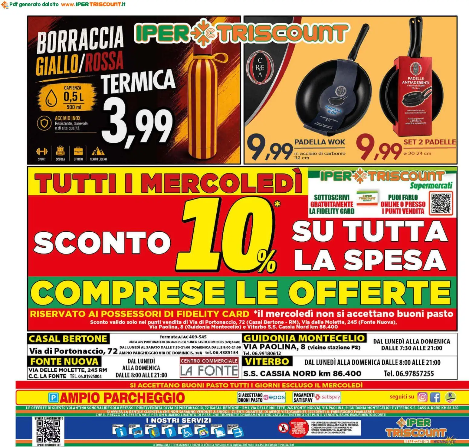 Volantino Ipertriscount del 02/09/2026 | Pagina: 20 | Prodotti: Padella, Borraccia, Terra