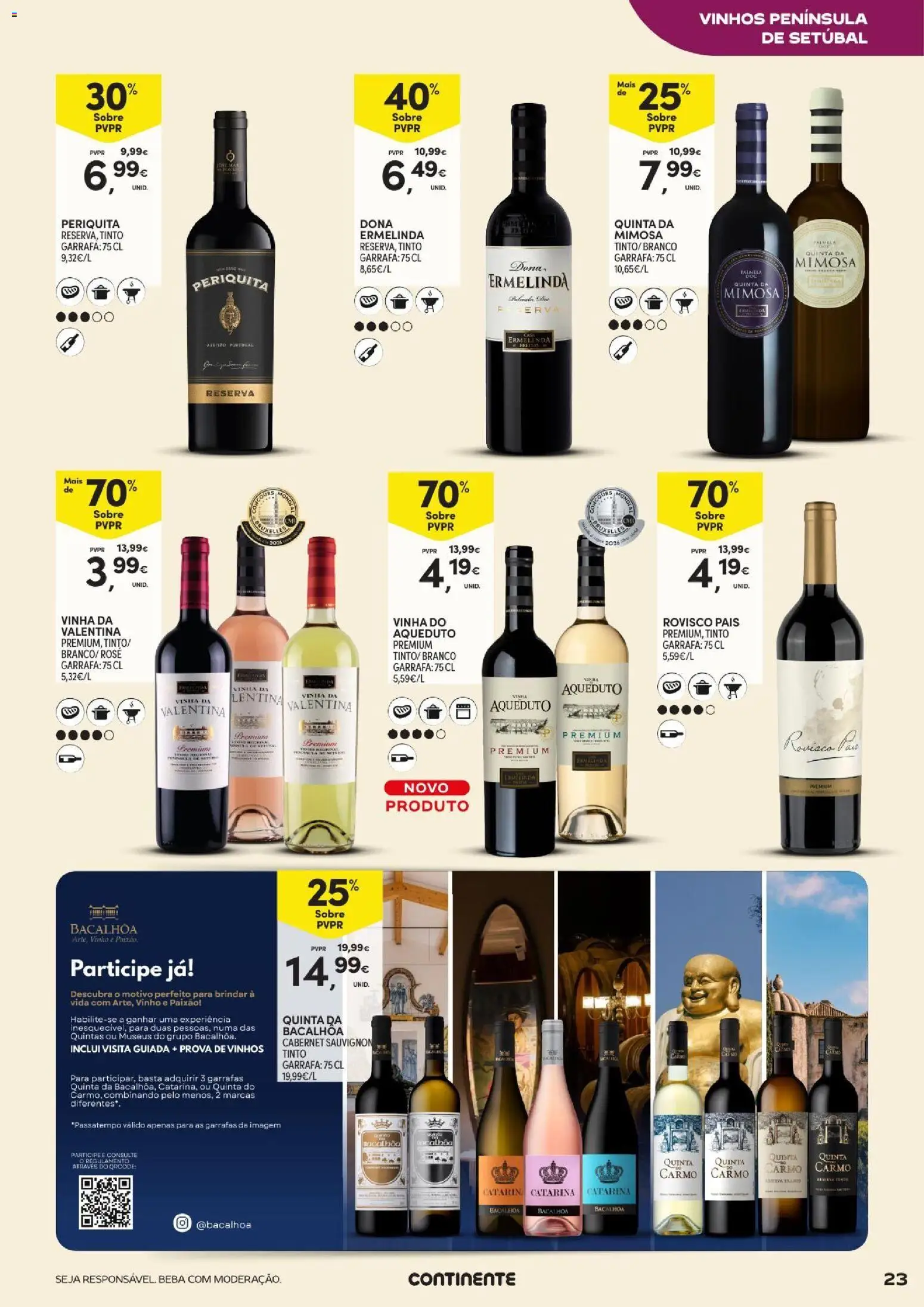 Continente Açores Vinhos, Enchidos e Queijos │ válido de 22/09/2026 | Página: 23 | Produtos: Vinho