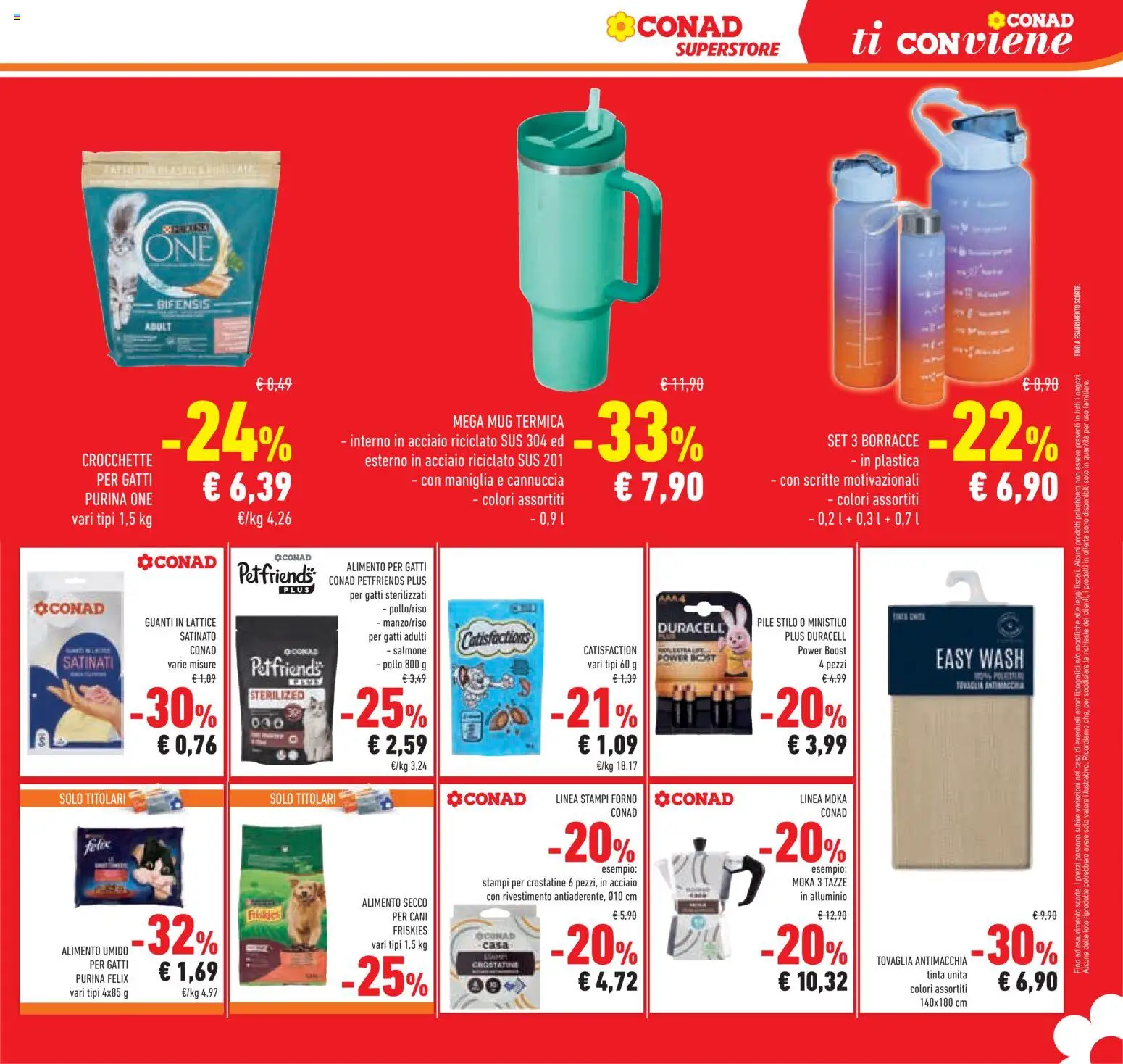 Volantino Conad del 09/09/2026 | Pagina: 19 | Prodotti: Pile, Pollo, Salmone, Crocchette