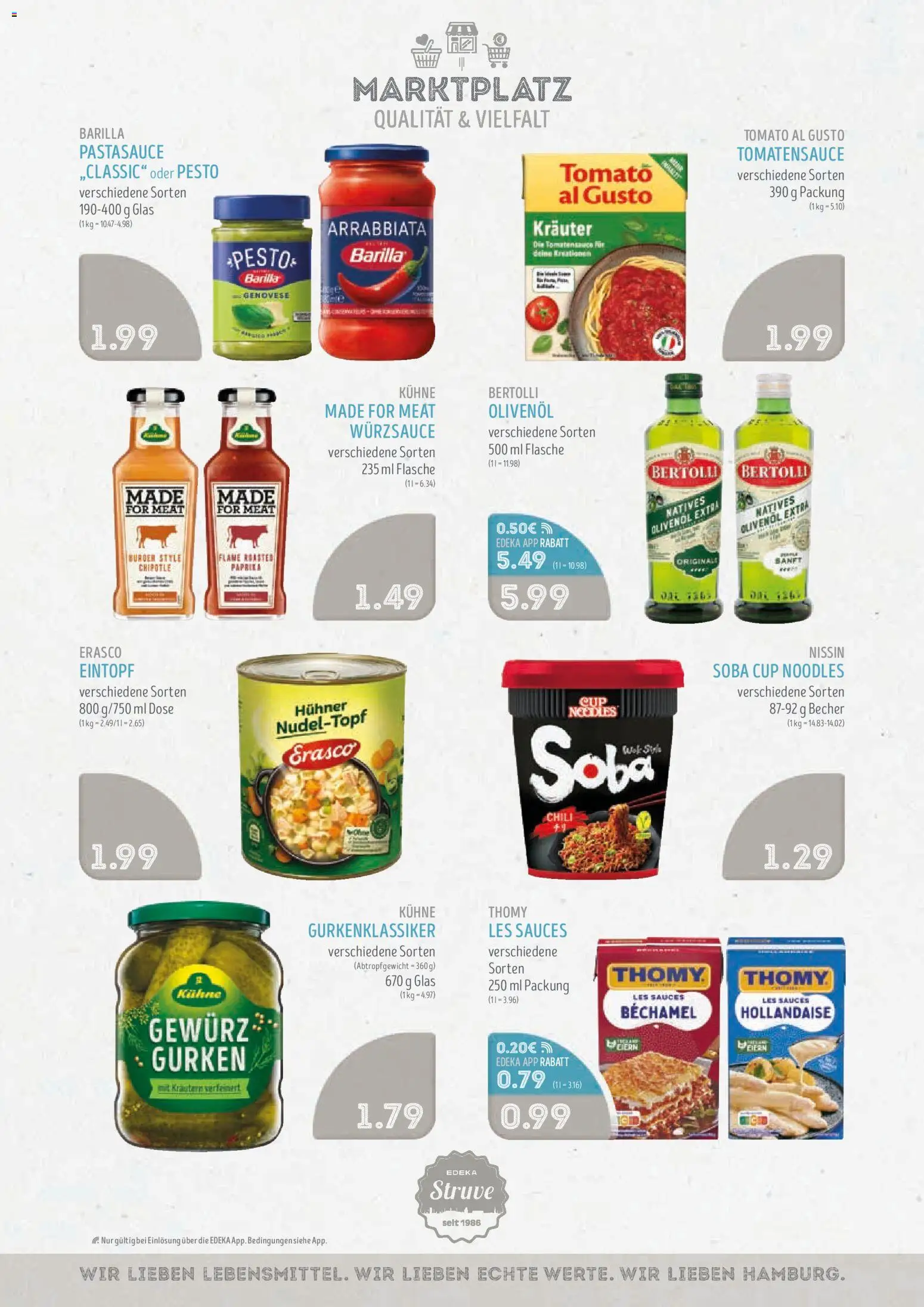 Edeka Struve Prospekt 	 – gültig ab 18.05.2026 | Seite: 10 | Produkte: Barilla, Olivenol, Paprika, Gurken