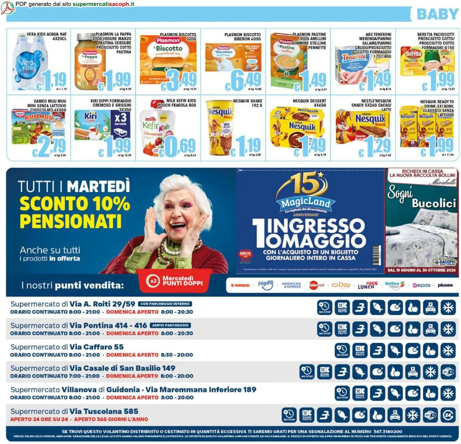 Volantino Sacoph del 19.06.2026 | Pagina: 20