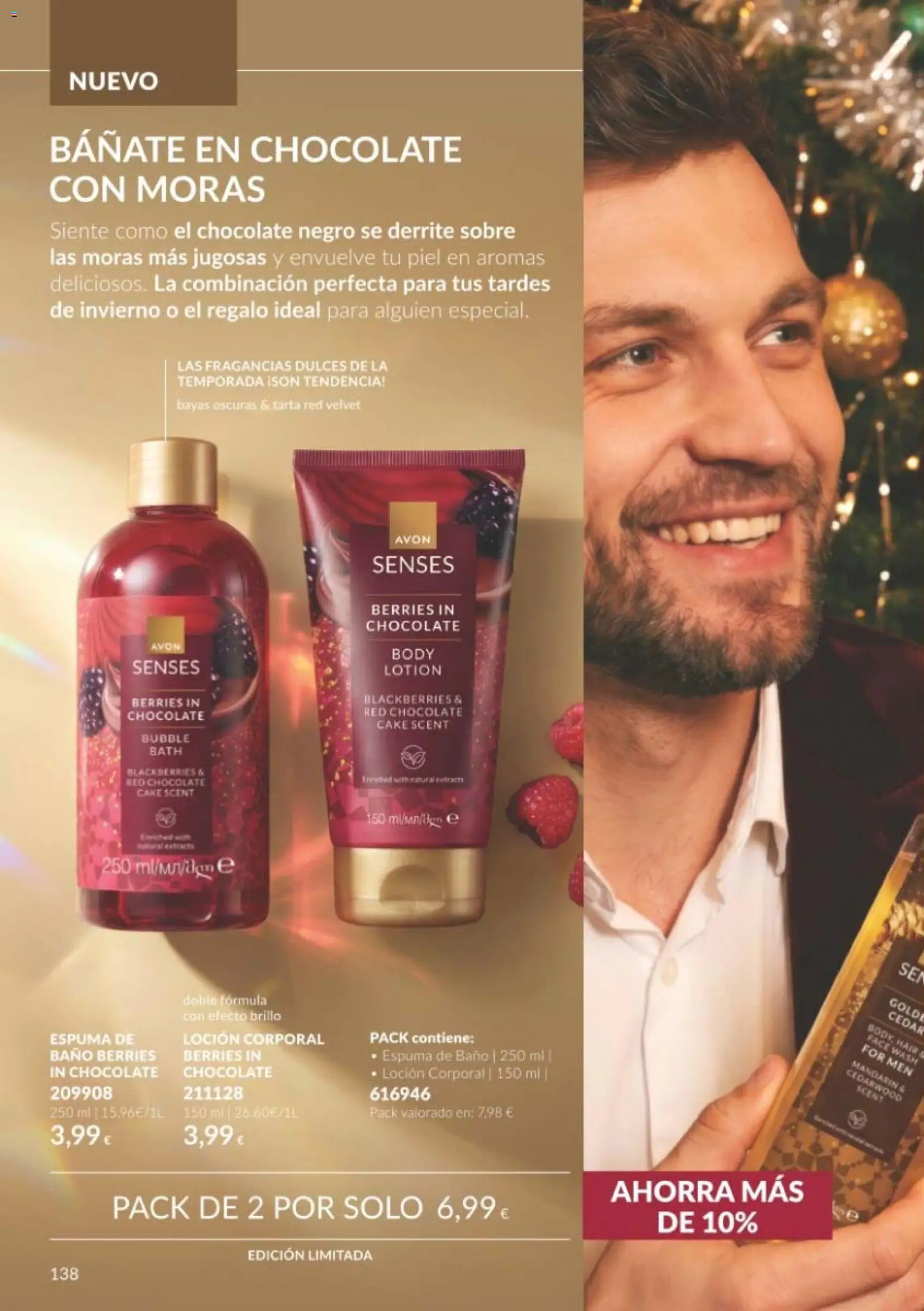 Catálogo AVON Black Friday │ válido desde el 01/11/2026 | Página: 138 | Productos: Tarta, Loción corporal, Chocolate, Dulces