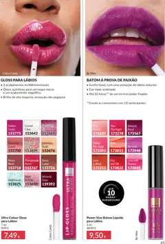 Pré-visualização Power Stay Batom Líquido para Lábios, Liquid lipstick that is comfortable with a natural lip feel, satin matte color, and incredible fixing power for up to 10 hours. válido de 01.06.2026 | Página: 65