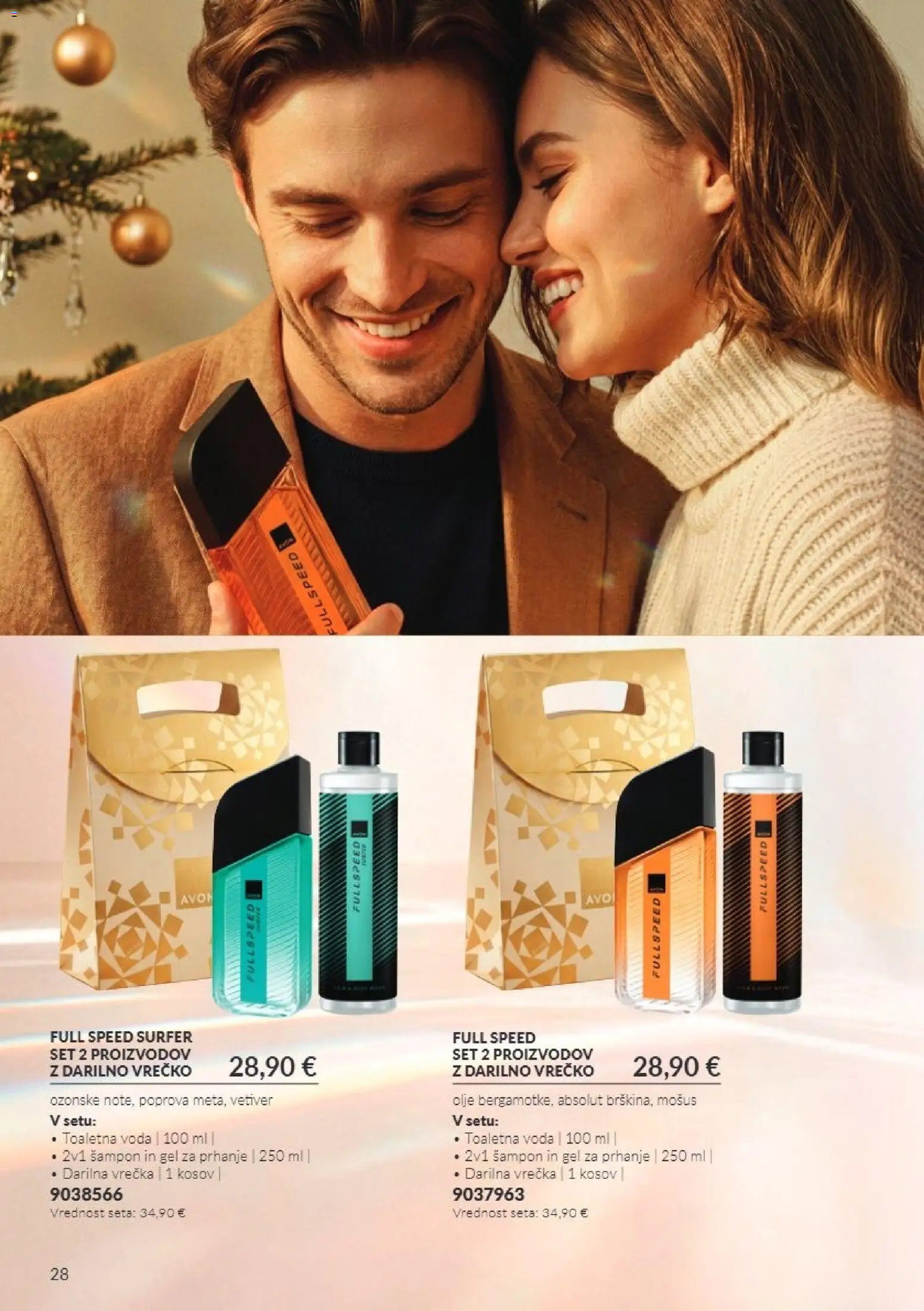 Novi Avon katalog ponudbe – veljaven od 01.11.2026 | Stran: 28 | Izdelki: Gel za prhanje, Sampon, Olje, Toaletna voda