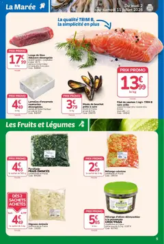Promocash - Prévisualisation de Promocash catalogue valide à partir de 02/07/2026 | Page: 5 | Produits: Sac, Pêche, Filet de saumon, Saumon