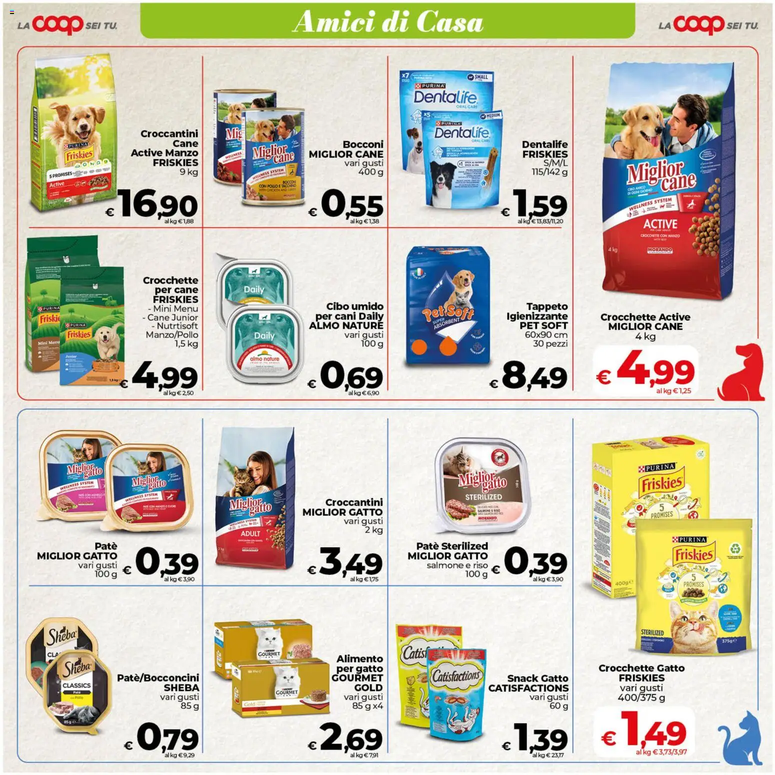 Volantino COOP del 11.06.2026 | Pagina: 29 | Prodotti: Salmone, Riso, Crocchette gatto, Tappeto
