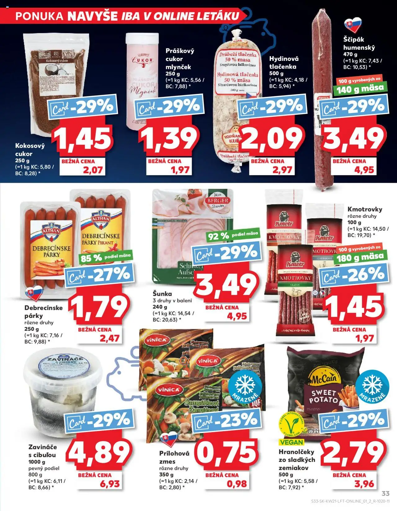 Nové Kaufland akcie – leták je platný od 22.05.2025 | Strana: 33