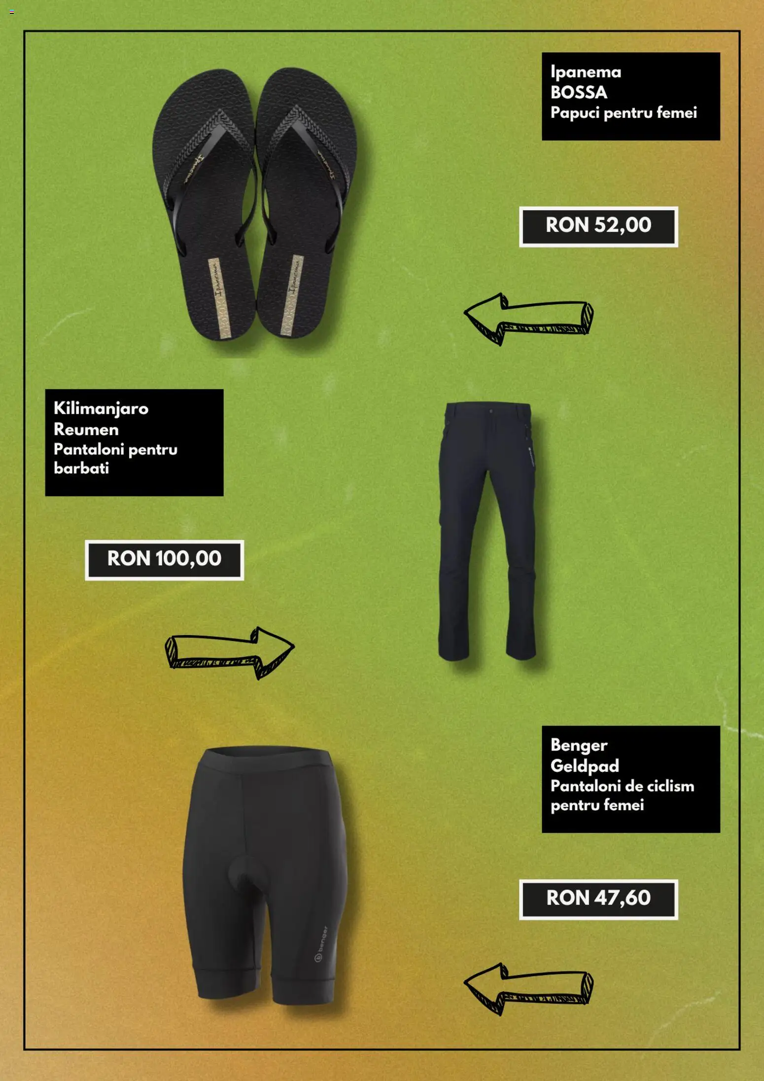 Noul catalog Hervis – valabil de la 25.06.2026 | Pagină: 4 | Produse: Pantaloni, Papuci