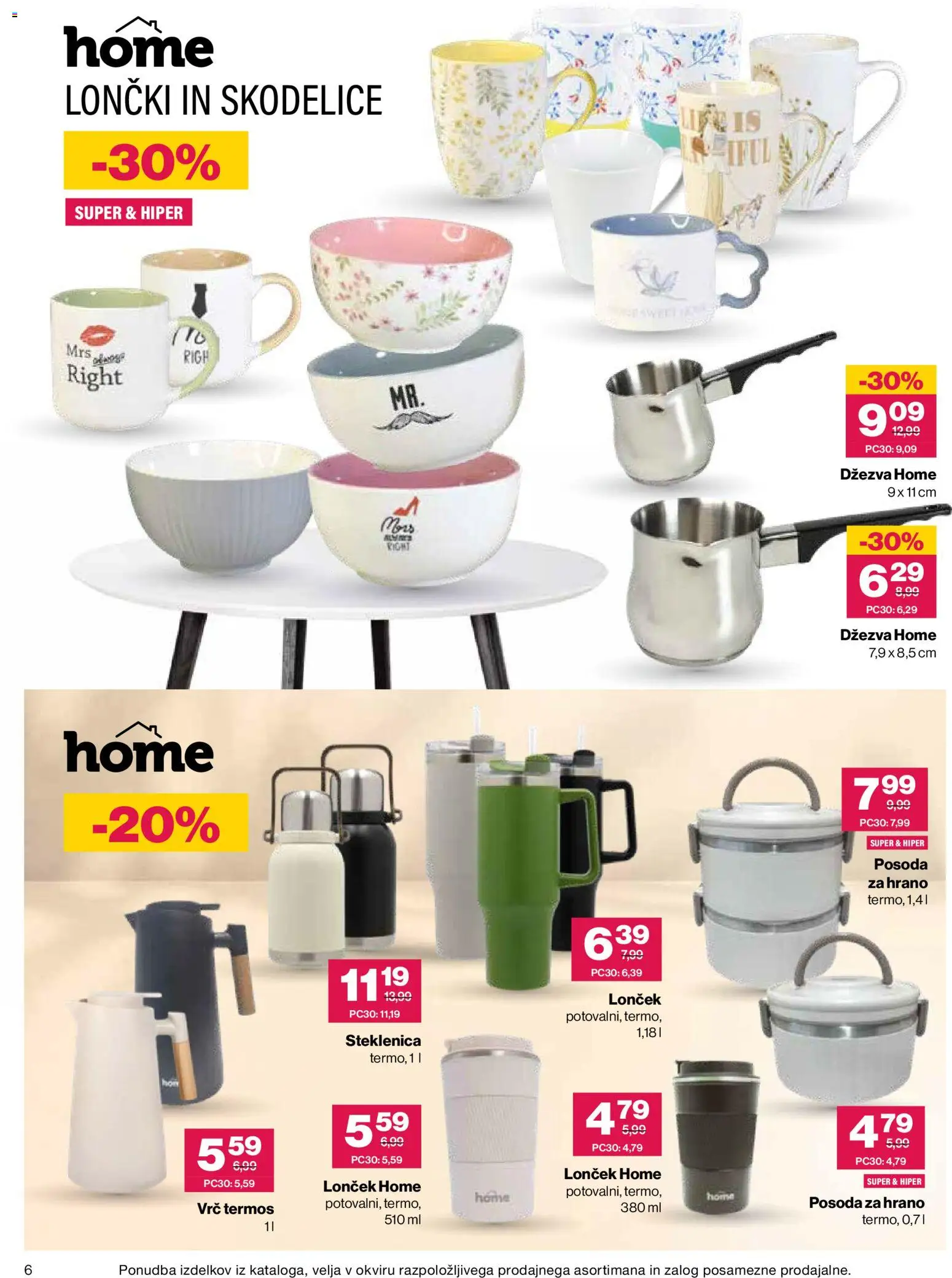 Novi Mercator katalog ponudbe – veljaven od 16.09.2026 | Stran: 6 | Izdelki: Steklenica