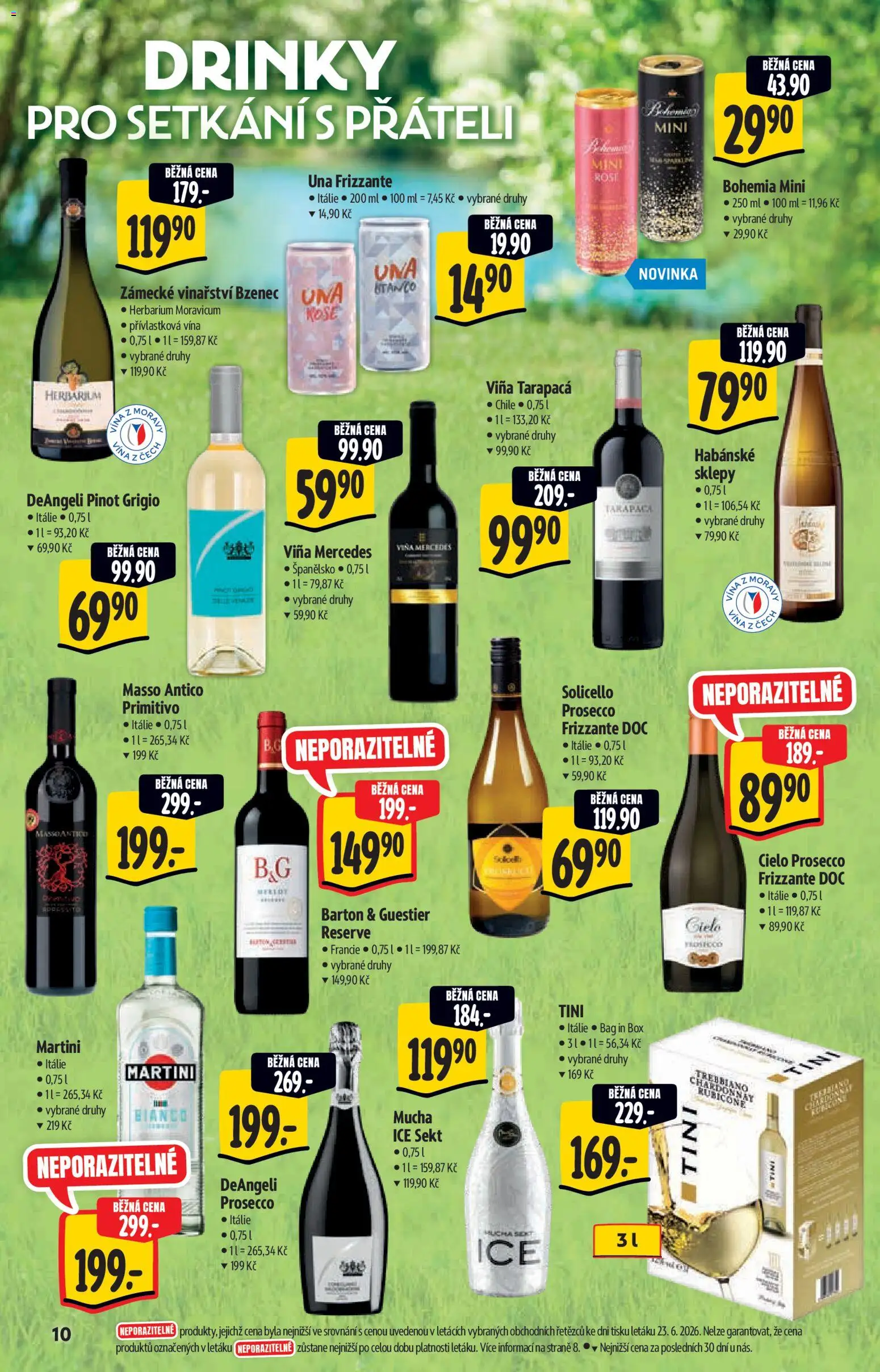Albert katalog - Supermarket od 01.07.2026 | Strana: 10 | Produkty: Habánské sklepy, Primitivo, Sekt, Vermouth