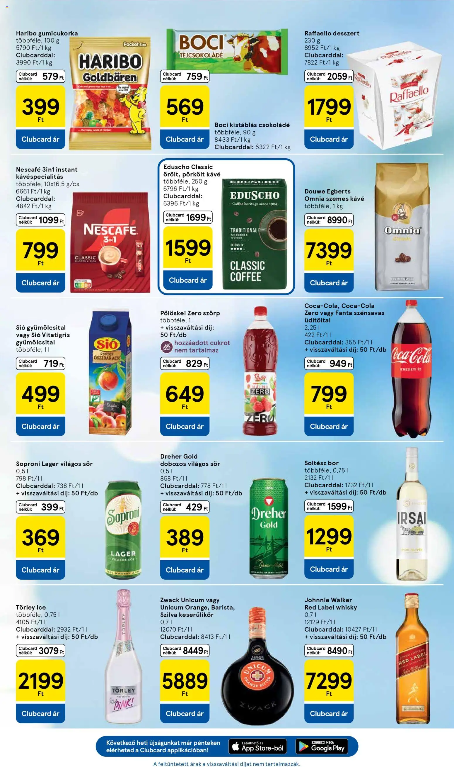 Tesco akciós ujság - amely érvényes a következő dátumtól: 07.04.2026 | Oldal: 7 | Termékek: Gyümölcsital, Fanta, Raffaello, Csokoládé
