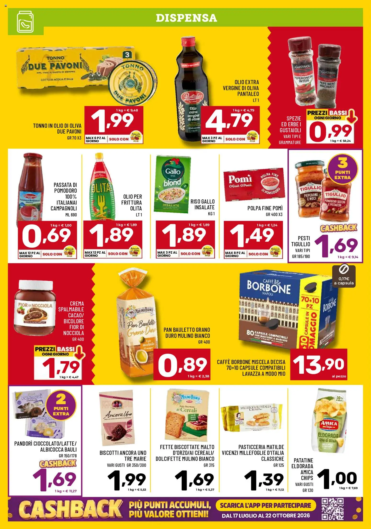 Volantino Il Centesimo del 21/08/2026 | Pagina: 8 | Prodotti: Riso, Patatine, Acqua, Pepe