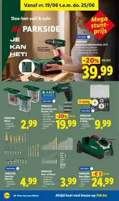 Lidl Folder week 25 - Voorbeeld van een folder van Lidl, geldig van 15.06.2026 | Pagina: 24 | Producten: Oplader