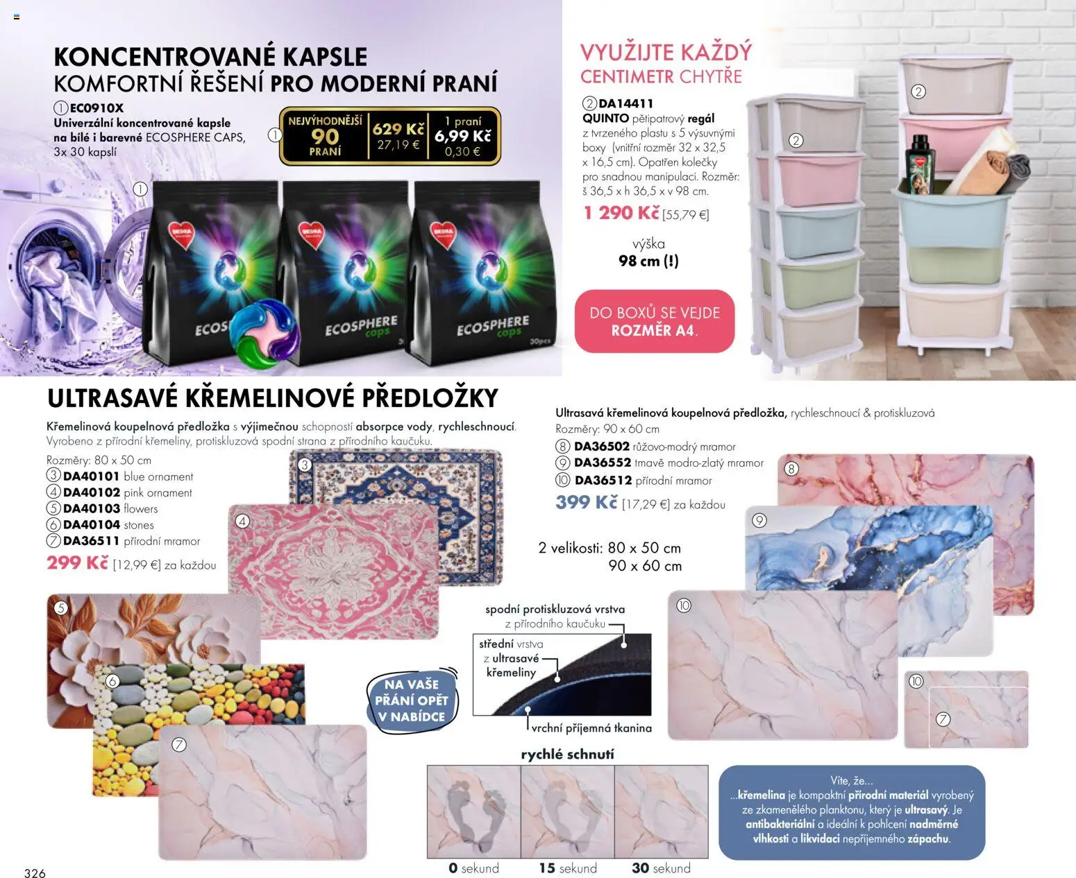Nové Dedra akcie – leták je platný od 01.09.2026 | Strana: 26 | Produkty: Regál