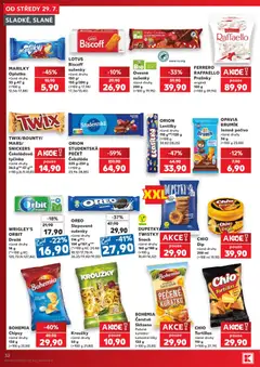 Náhled letáku OPAVIA BRUMÍK Jemné pečivo, různé druhy, 30 g od 29.07.2026 | Strana: 32
