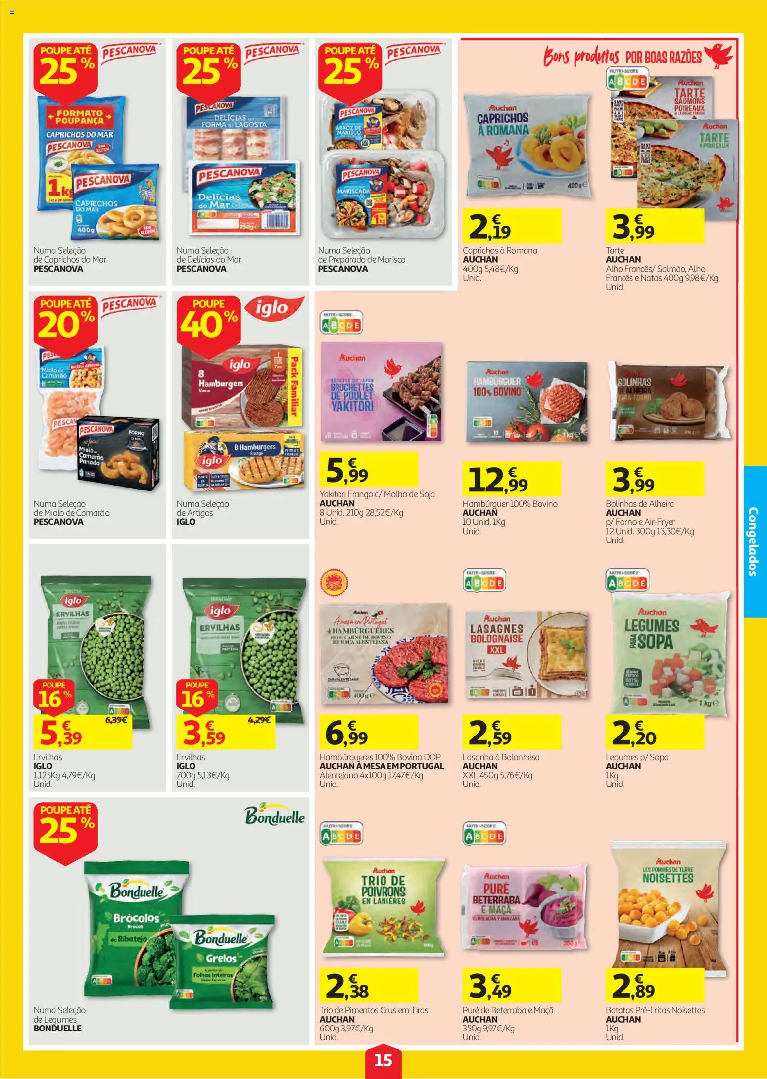 Auchan folheto │ válido de 08/10/2026 | Página: 15 | Produtos: Soja, Forno, Beterraba, Mesa