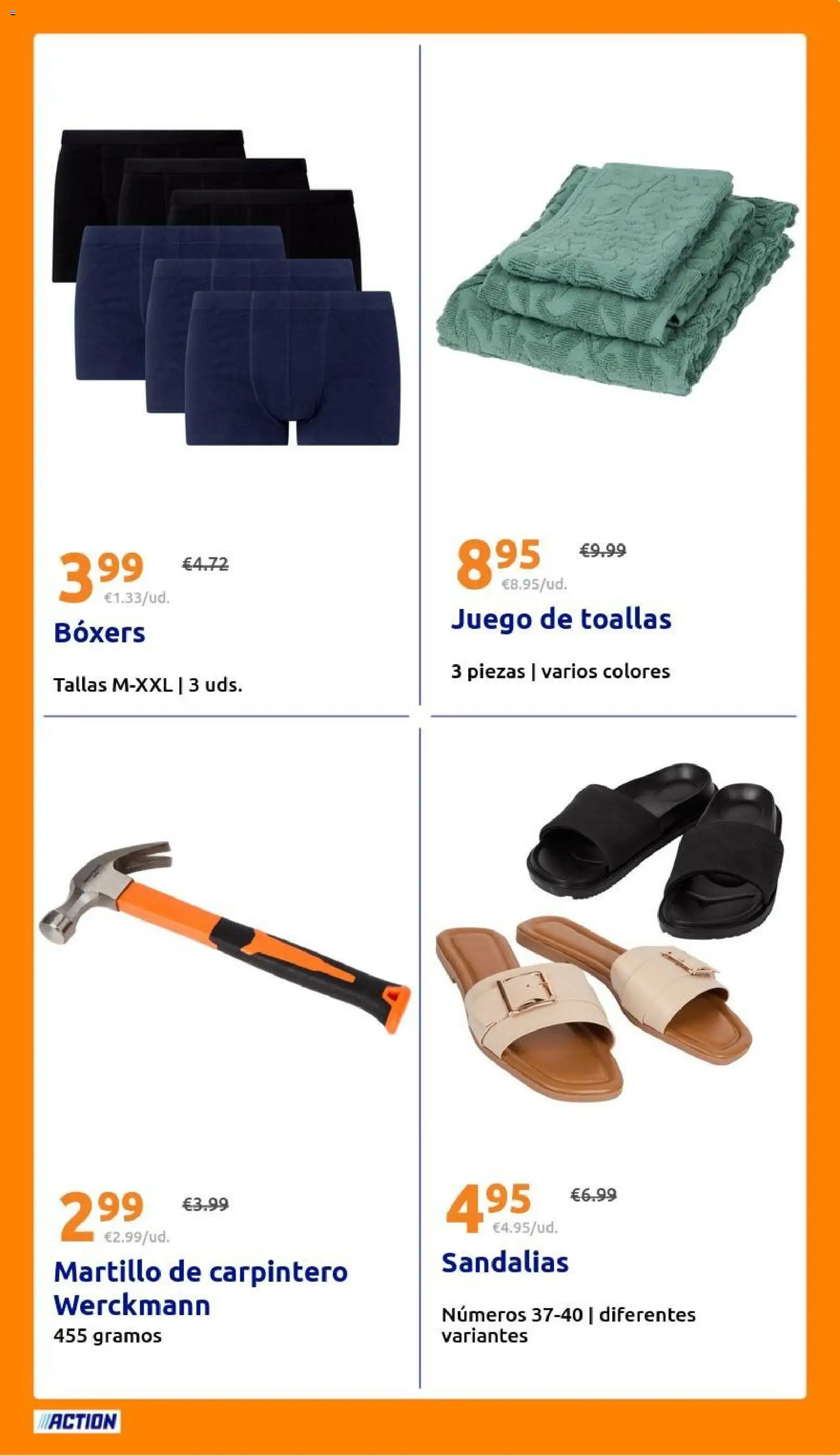Action folleto │ válido desde el 17.06.2026 | Página: 31 | Productos: Boxers, Sandalias