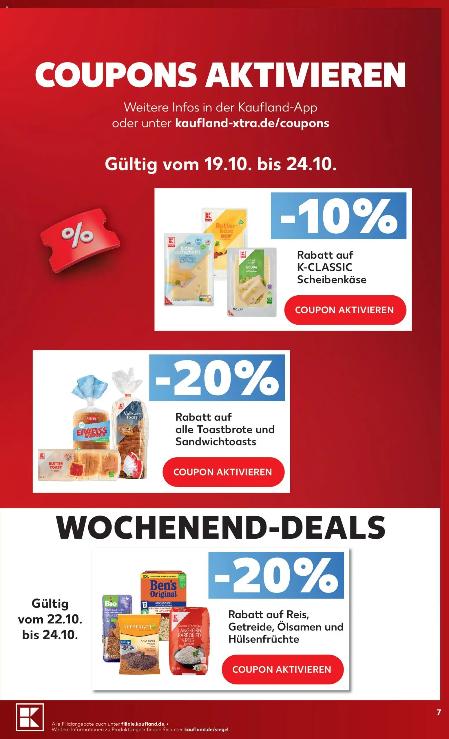 Kaufland Německo leták - Unsere XTRA Oktober Highlights od 12.10.2026 | Strana: 7 | Produkty: Gouda, Kaše