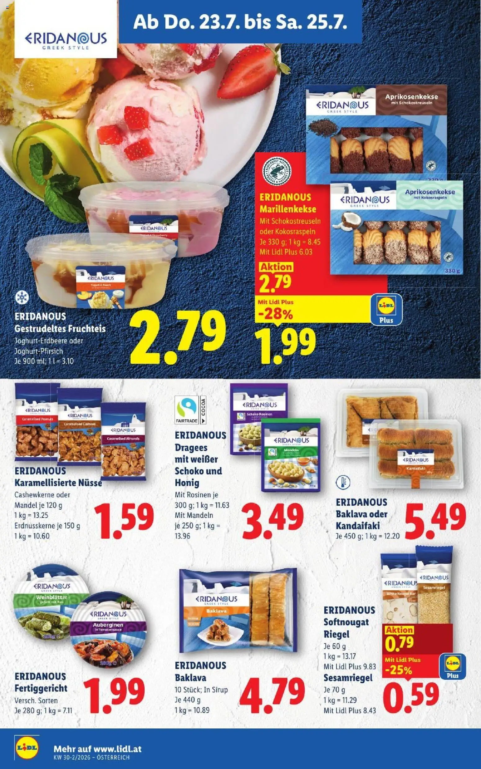 Lidl - Flugblatt gültig ab 23.07.2026 | Seite: 18 | Produkte: Nüsse, Rosinen