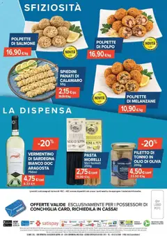Anteprima del volantino Sapore di mare volantino Piacenza valido a partire dal 07/09/2026 | Pagina: 4 | Prodotti: Filetto, Olio, Tonno, Spiedini