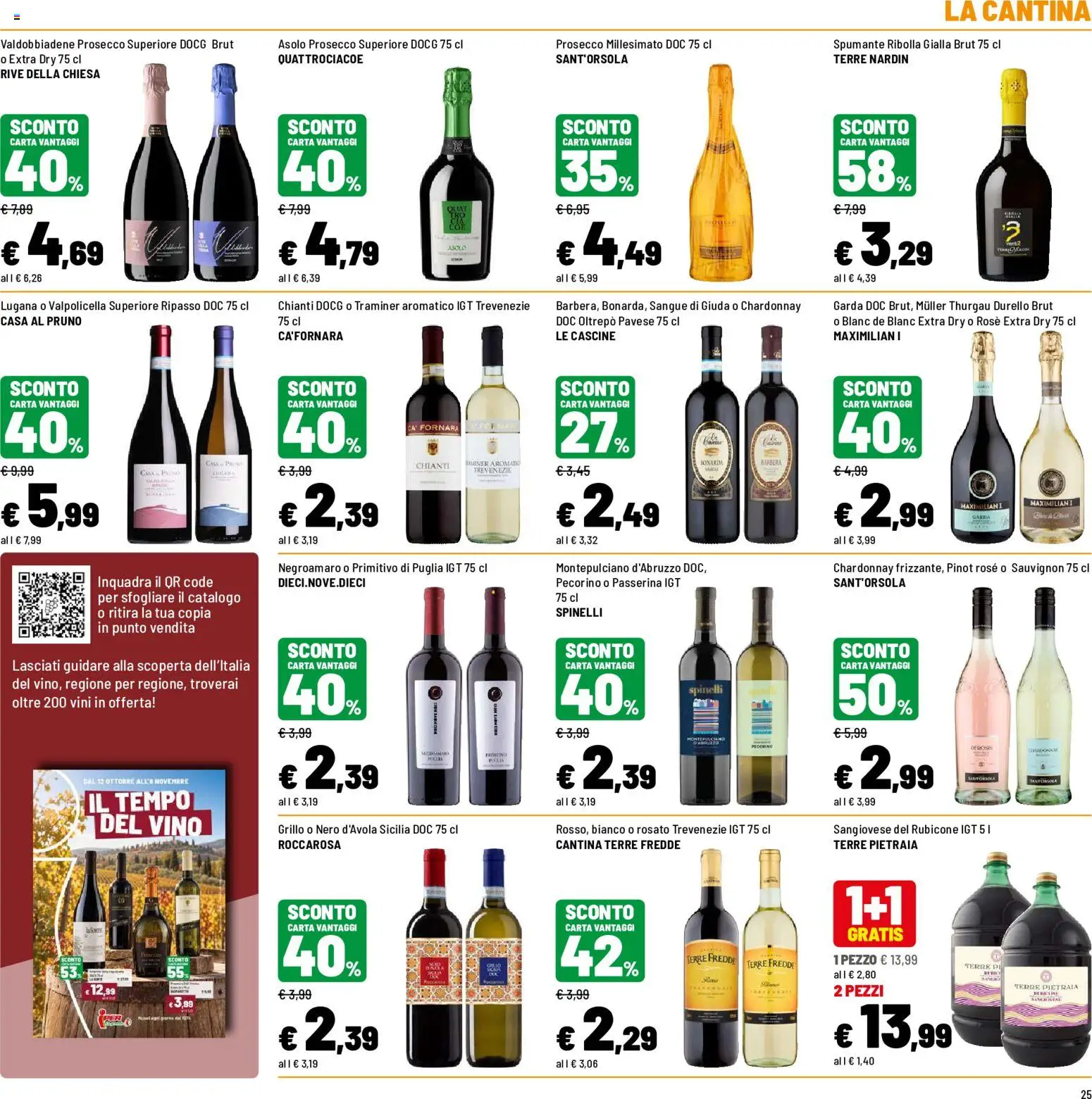 Volantino Iper del 23/10/2026 | Pagina: 29 | Prodotti: Prosecco, Vino, Spumante, Pecorino